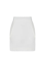 TYRA WHITE MINI SKIRT