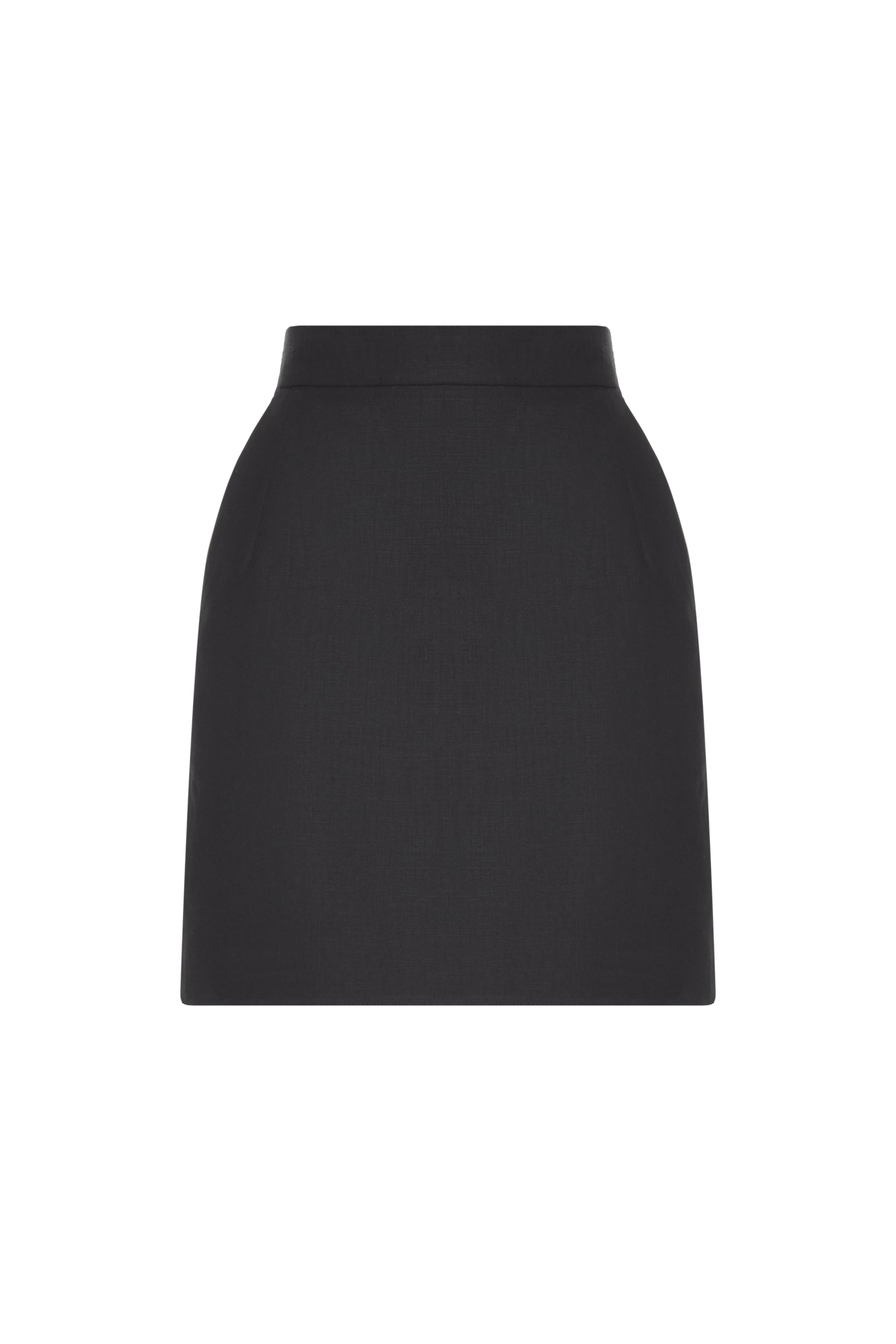 ABIGAIL BLACK MINI SKIRT