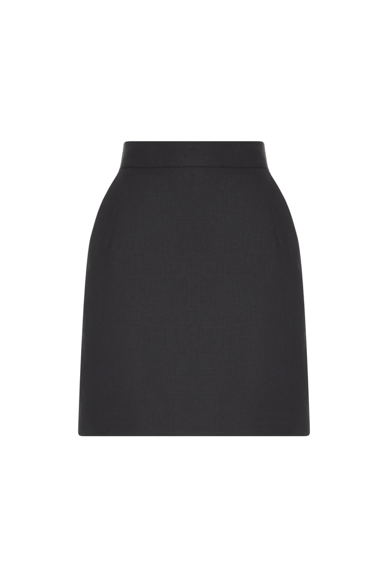 ABIGAIL BLACK MINI SKIRT