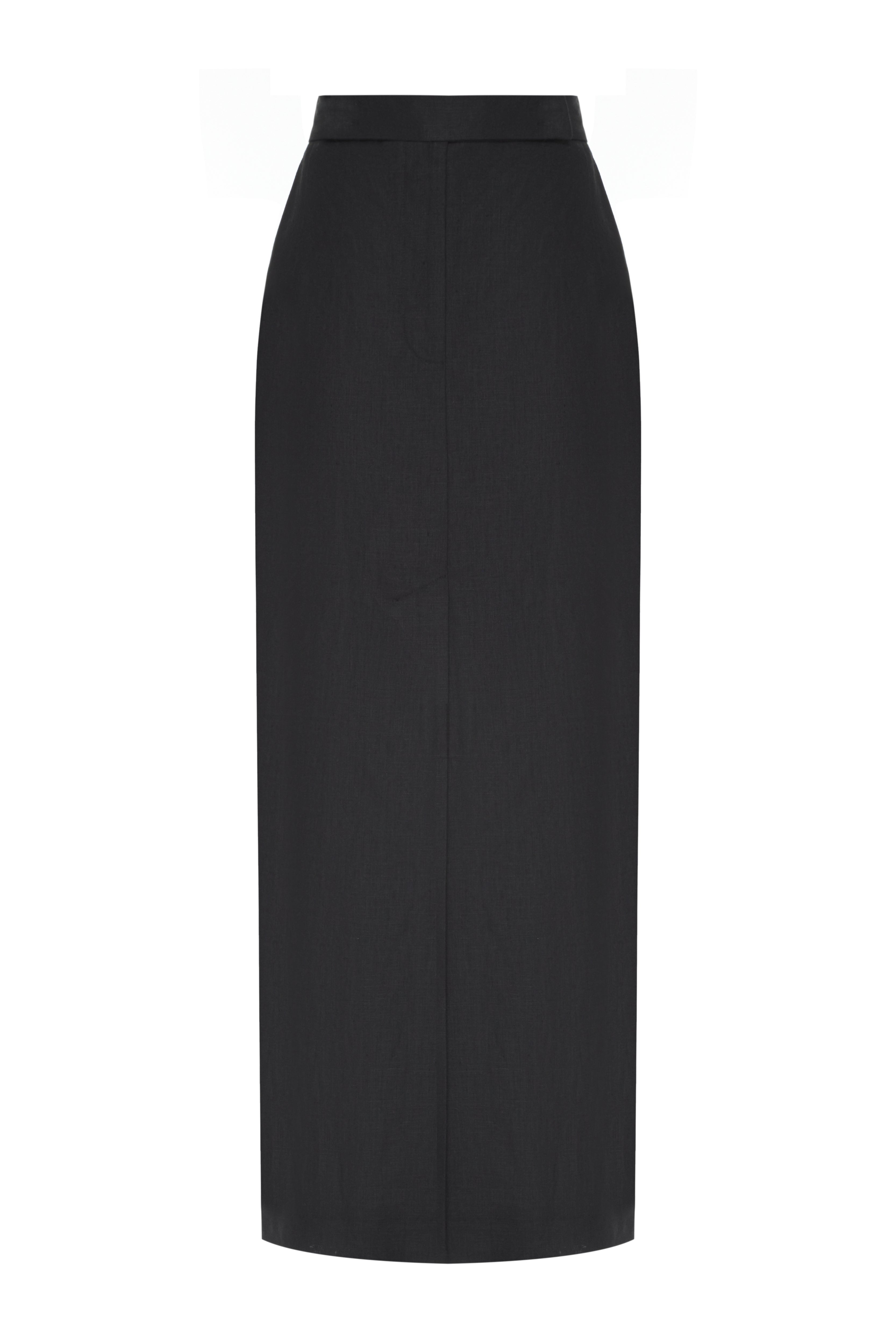 ABIGAIL BLACK MIDI SKIRT