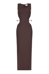 SERENA BROWN DRESS