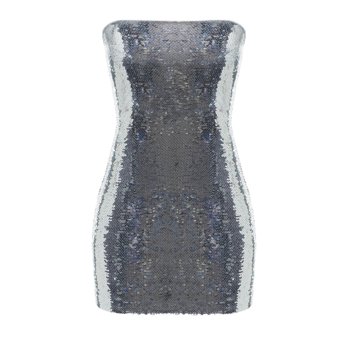 ÉCLAIR SILVER MINI DRESS