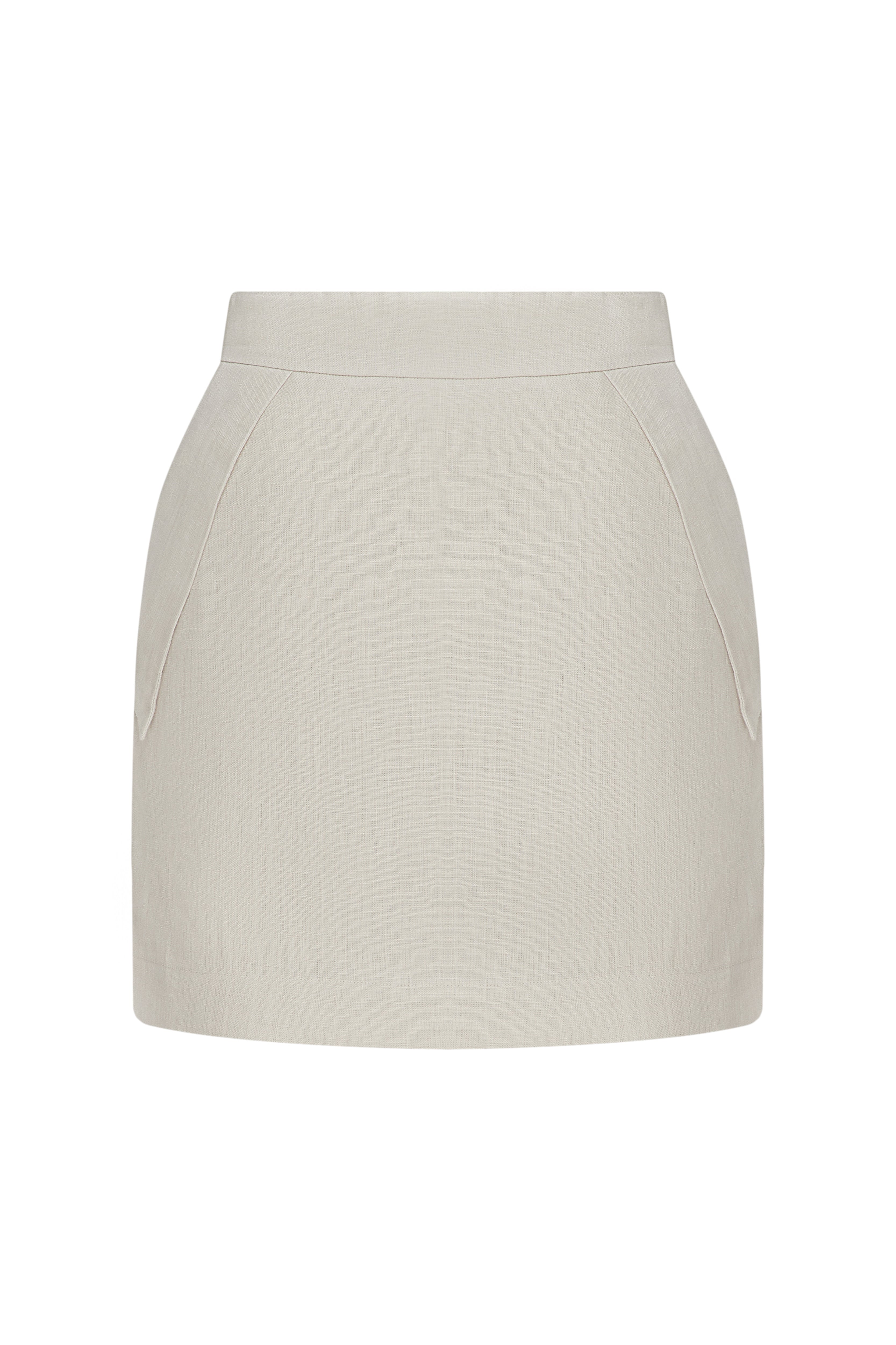 TYRA BEIGE MINI SKIRT – Jamemme