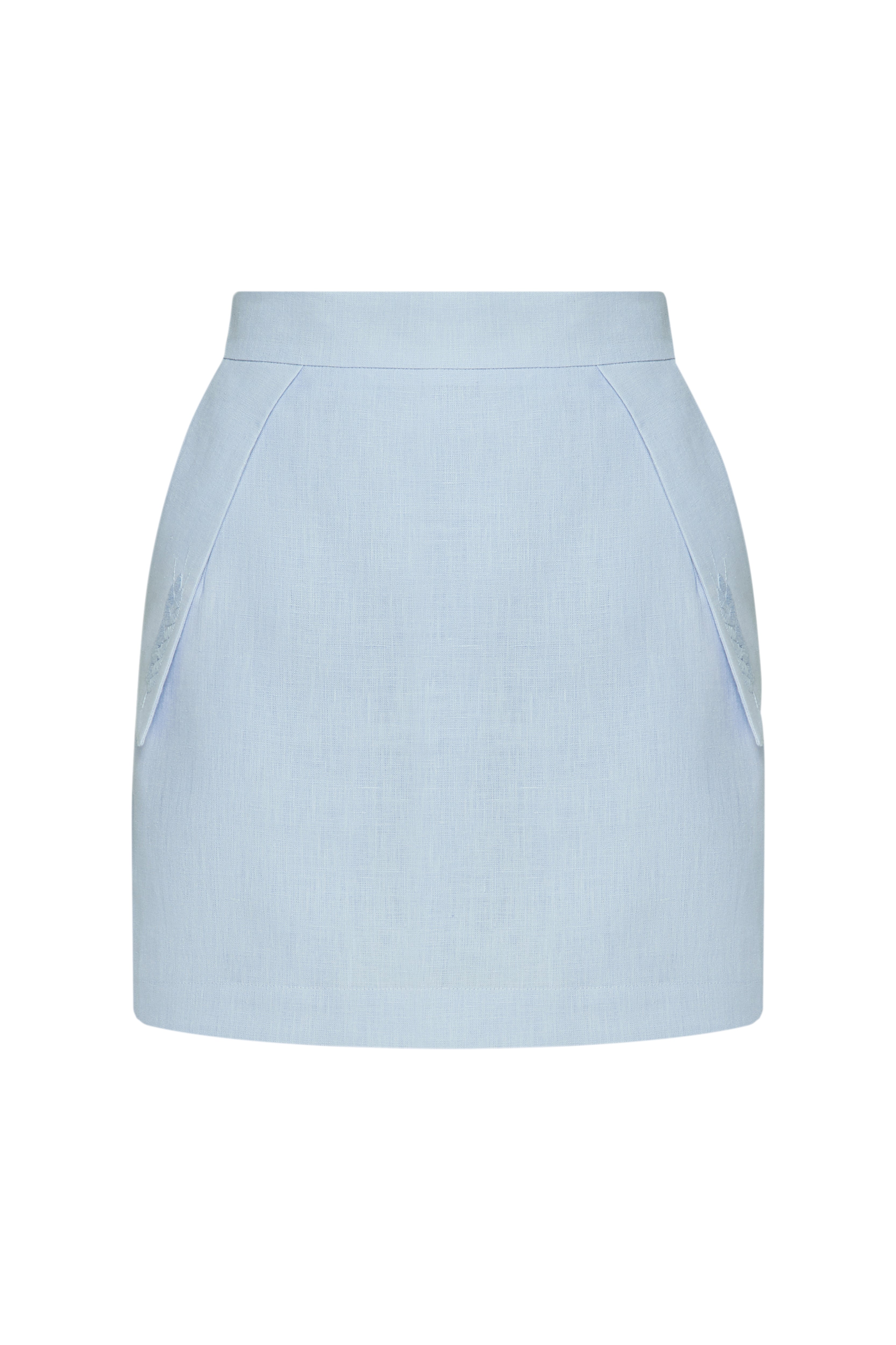 TYRA BLUE MINI SKIRT