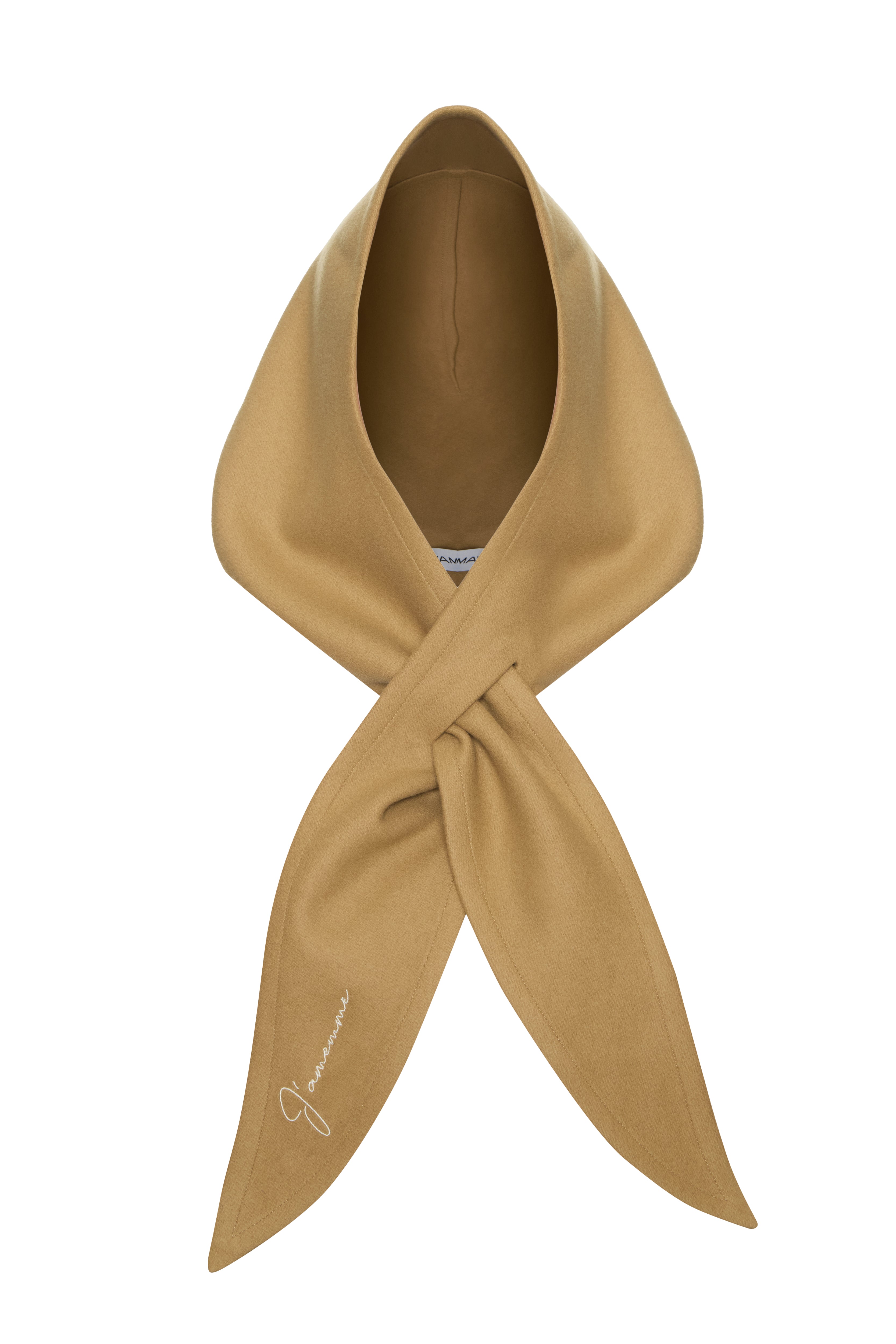 WOOL BEIGE KERCHIEF