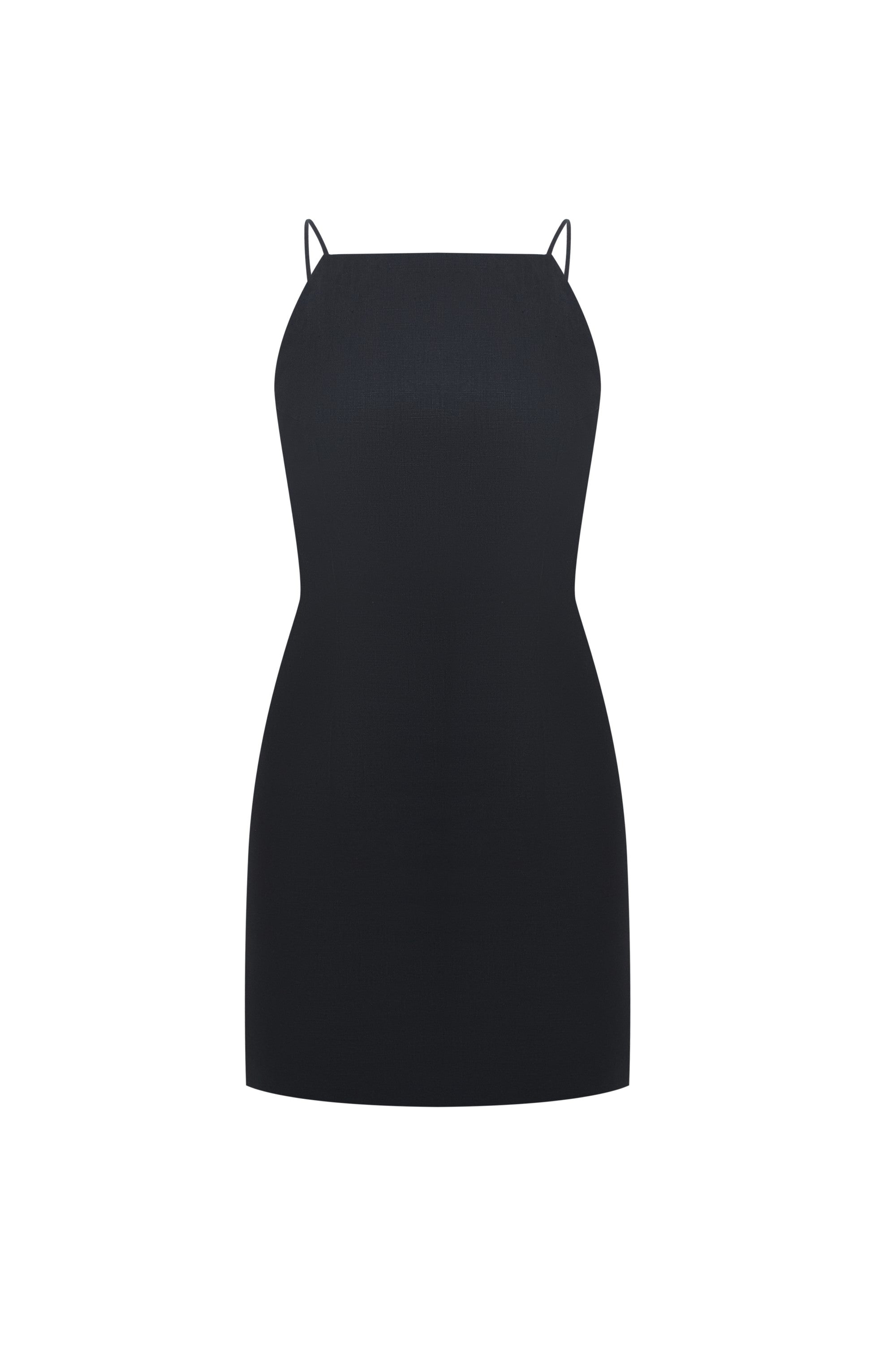 ADELLA BLACK MINI DRESS