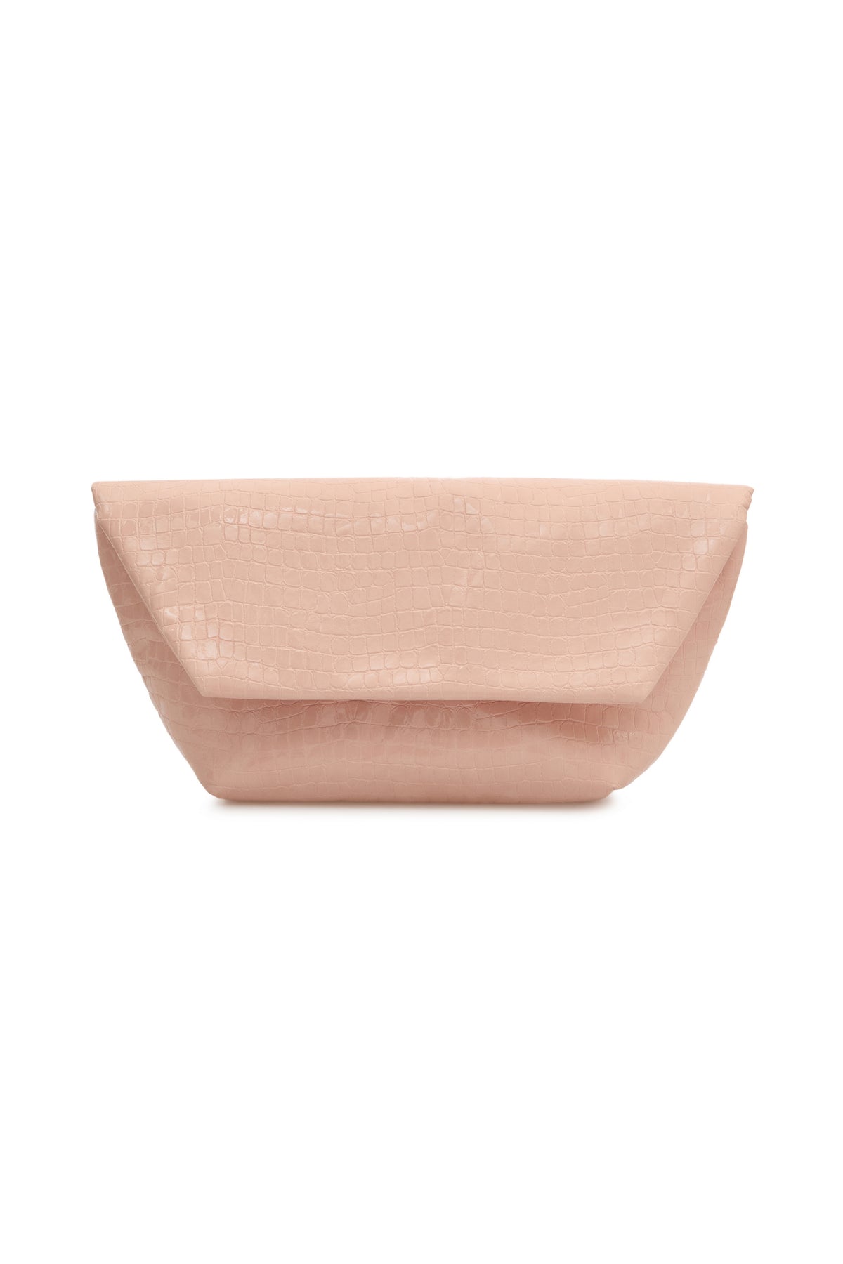 CROCO PINK CLUTCH