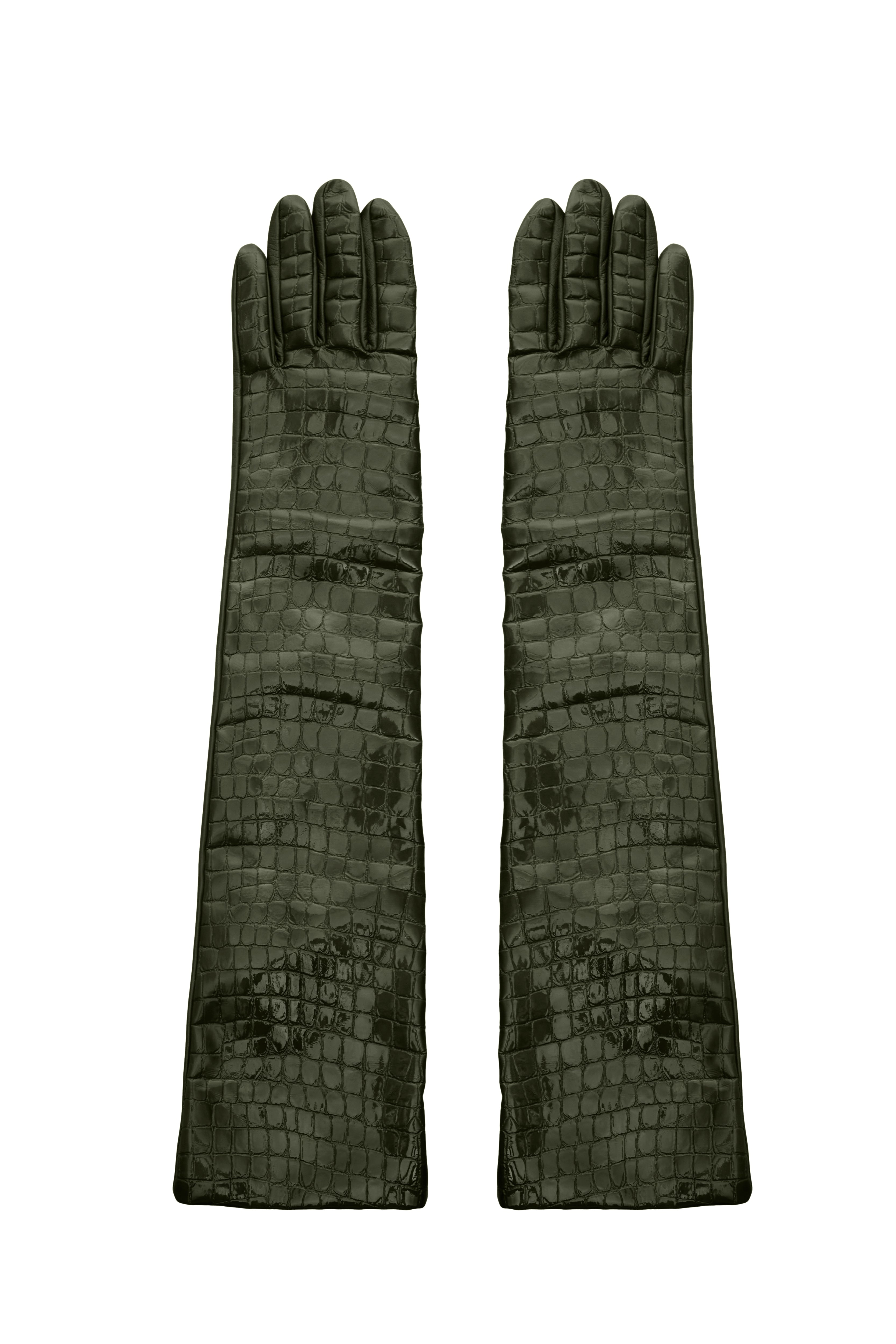 CROCO GREEN GLOVES