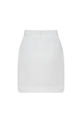 TYRA WHITE MINI SKIRT