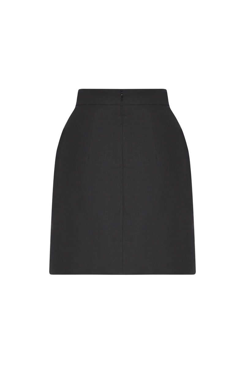 ABIGAIL BLACK MINI SKIRT