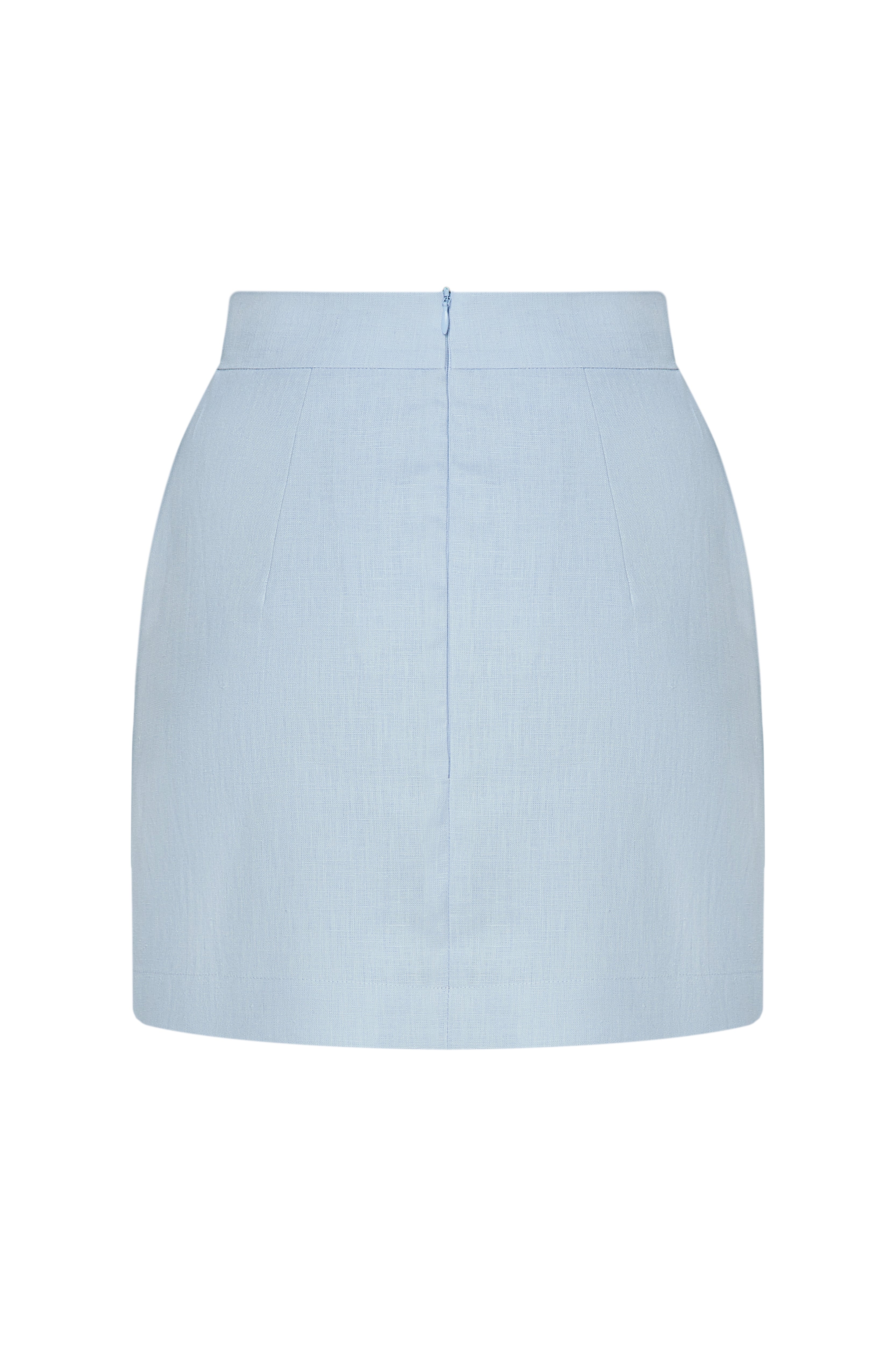 TYRA BLUE MINI SKIRT