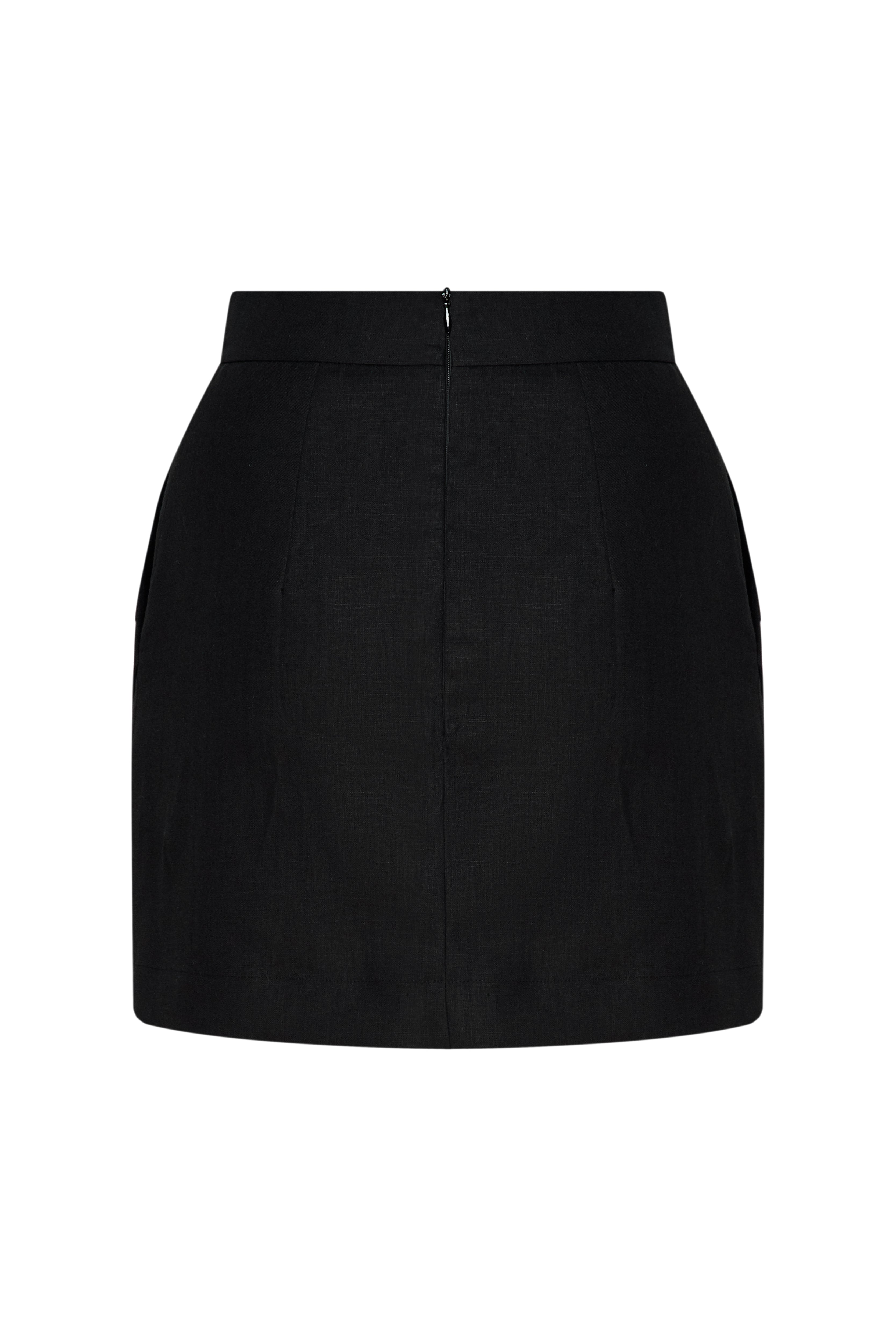 TYRA BLACK MINI SKIRT