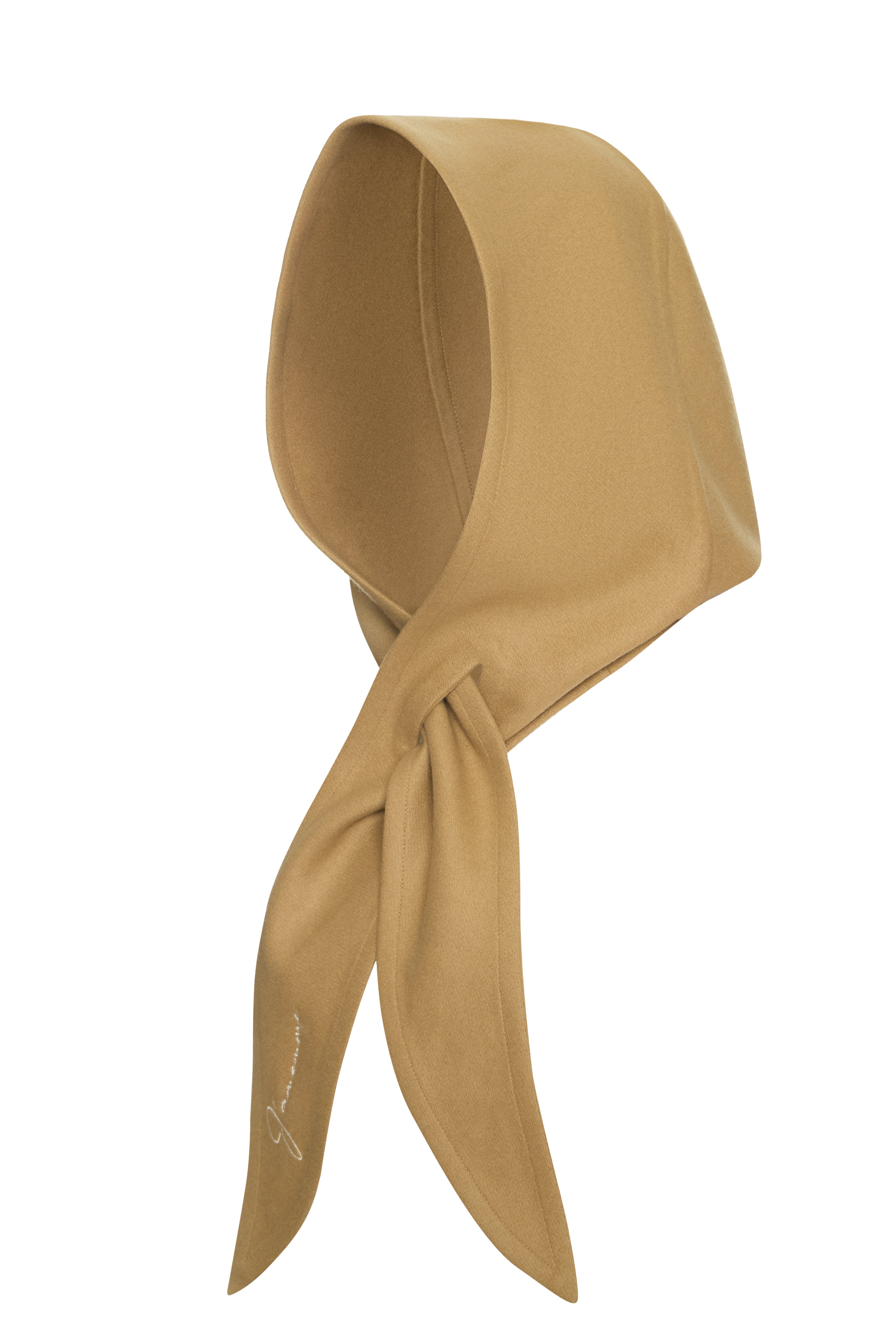 WOOL BEIGE KERCHIEF