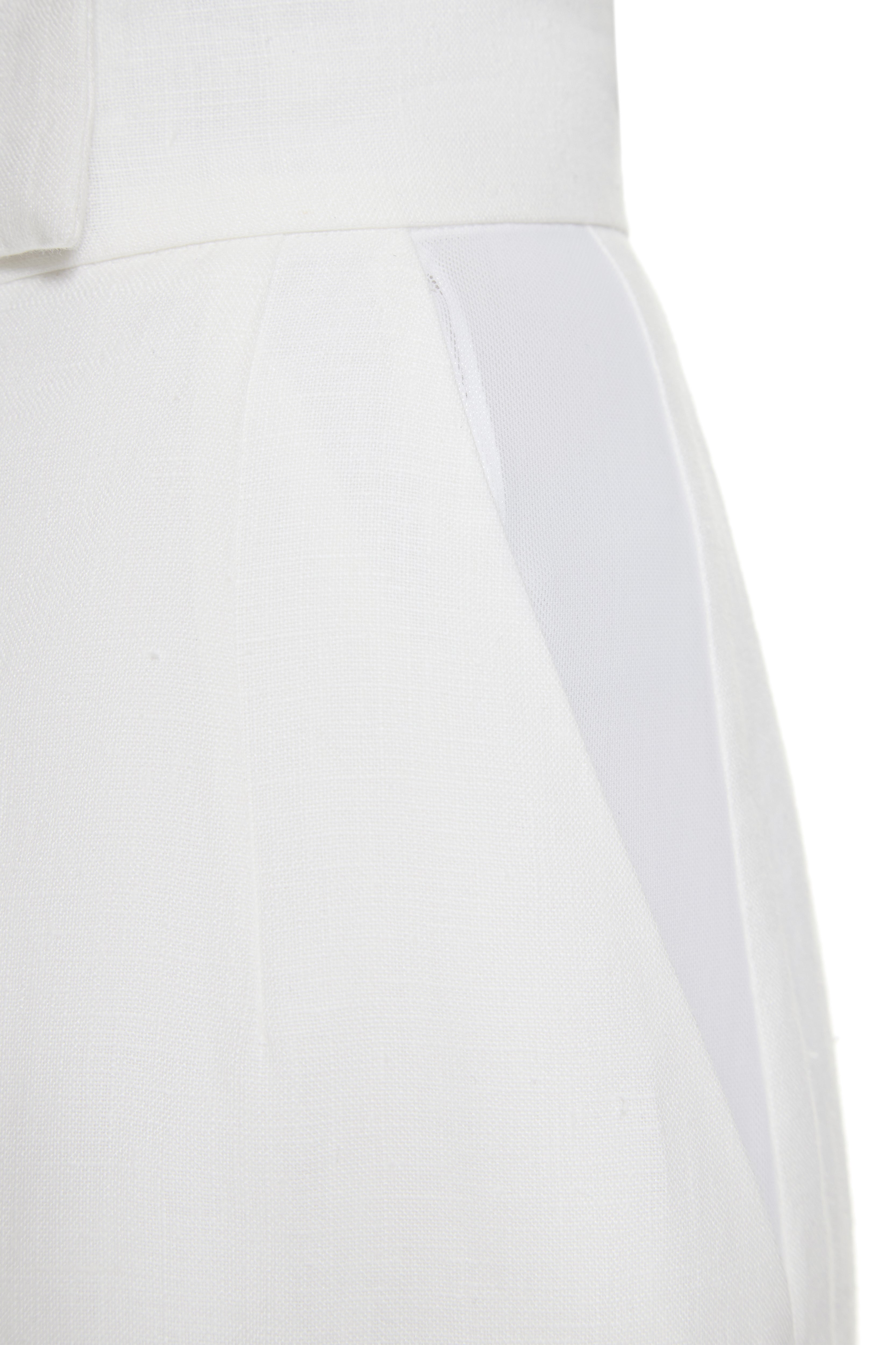 ABIGAIL WHITE MIDI SKIRT