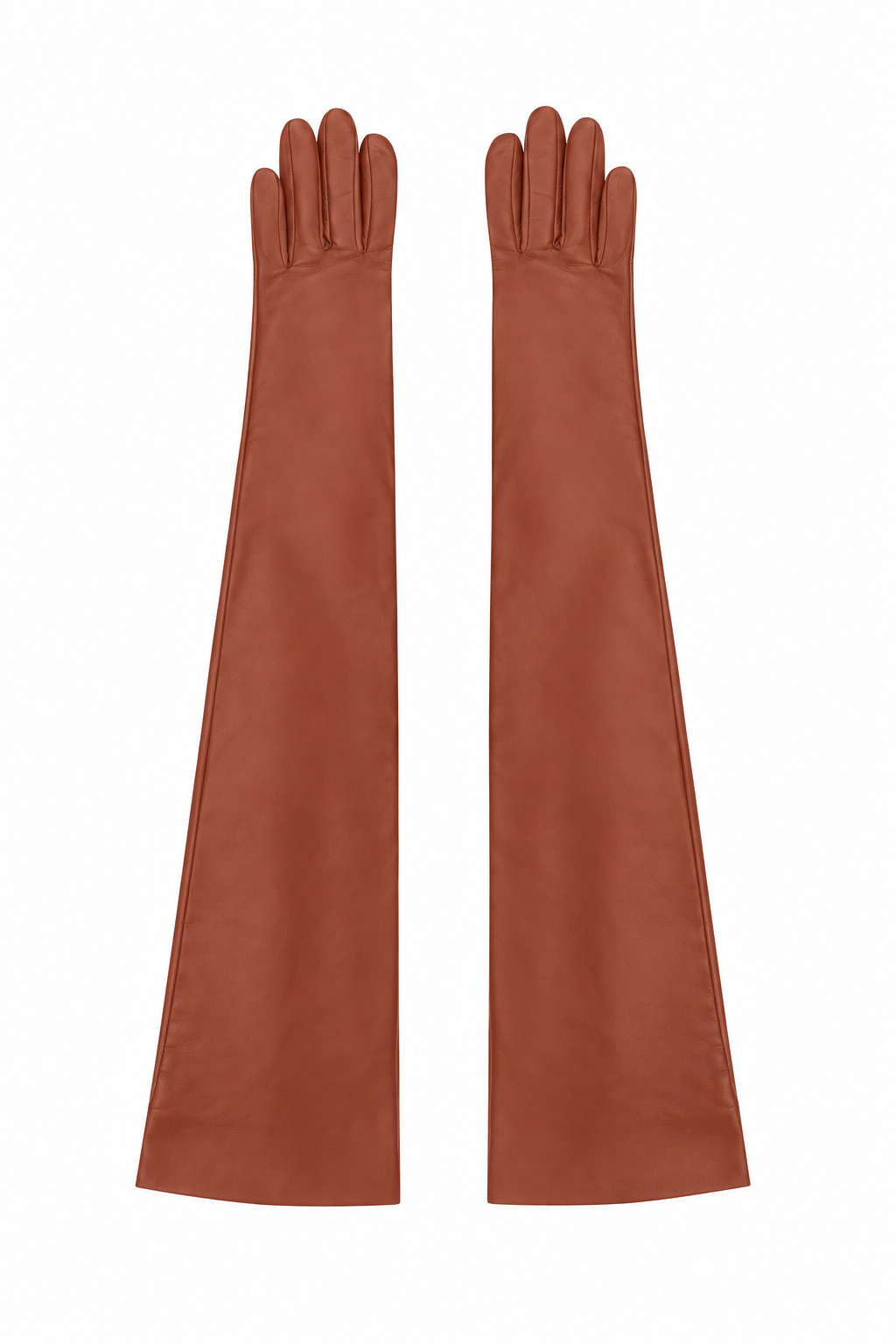 TERRACOTTA LEATHER GLOVES