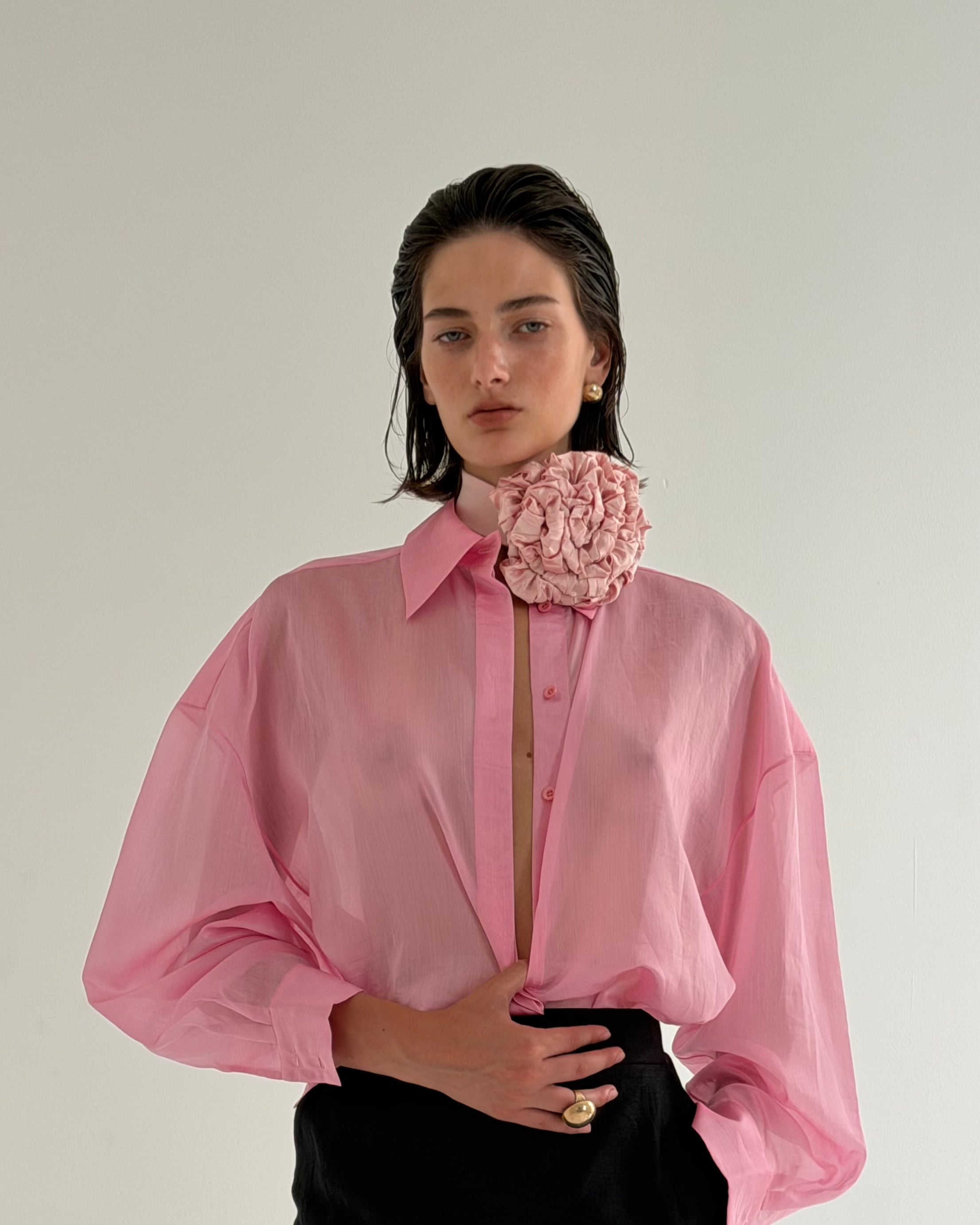 MUSLIN PINK BLOUSE