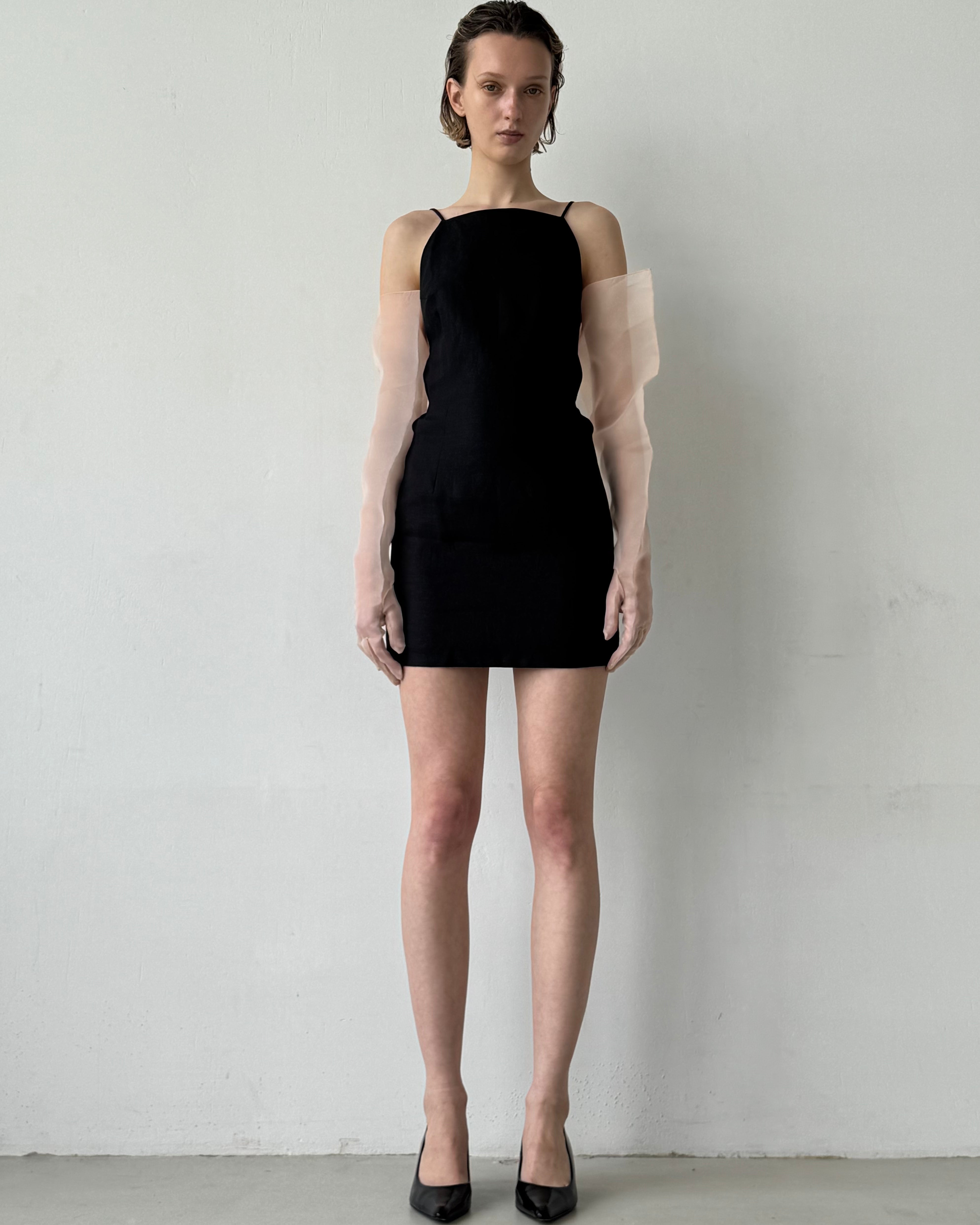 ADELLA BLACK MINI DRESS
