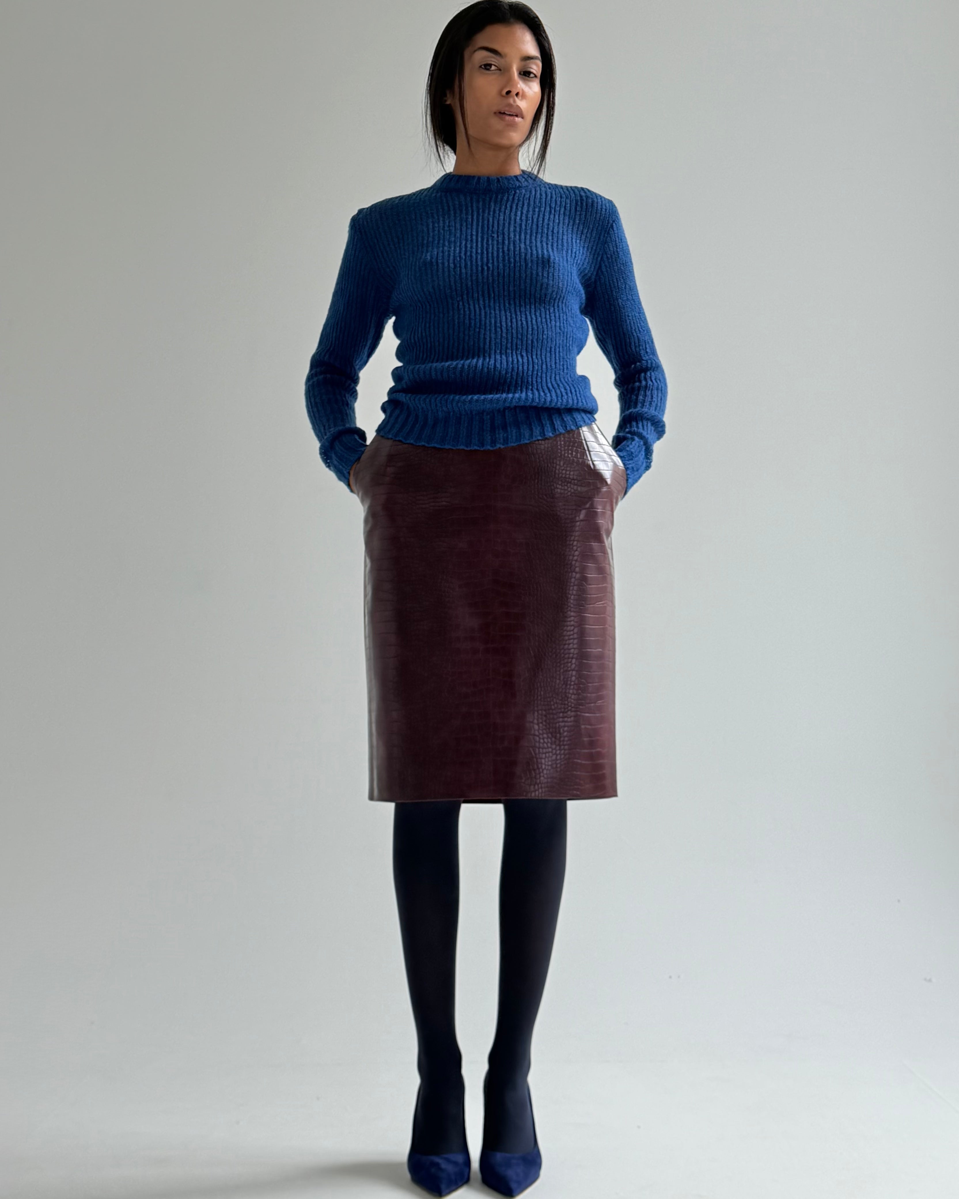 CROCO BORDO SKIRT