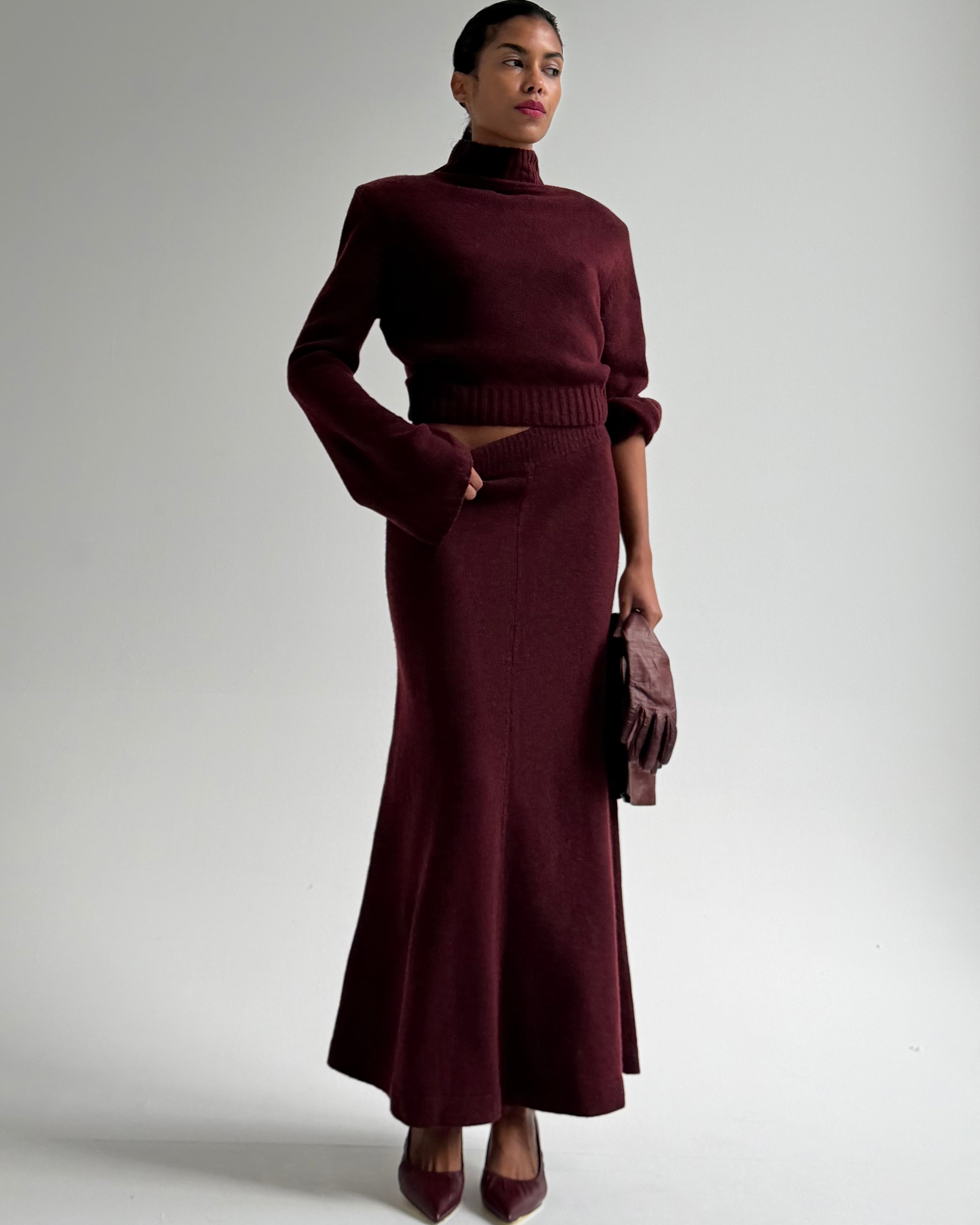 GRACE WOOL KNIT SET
