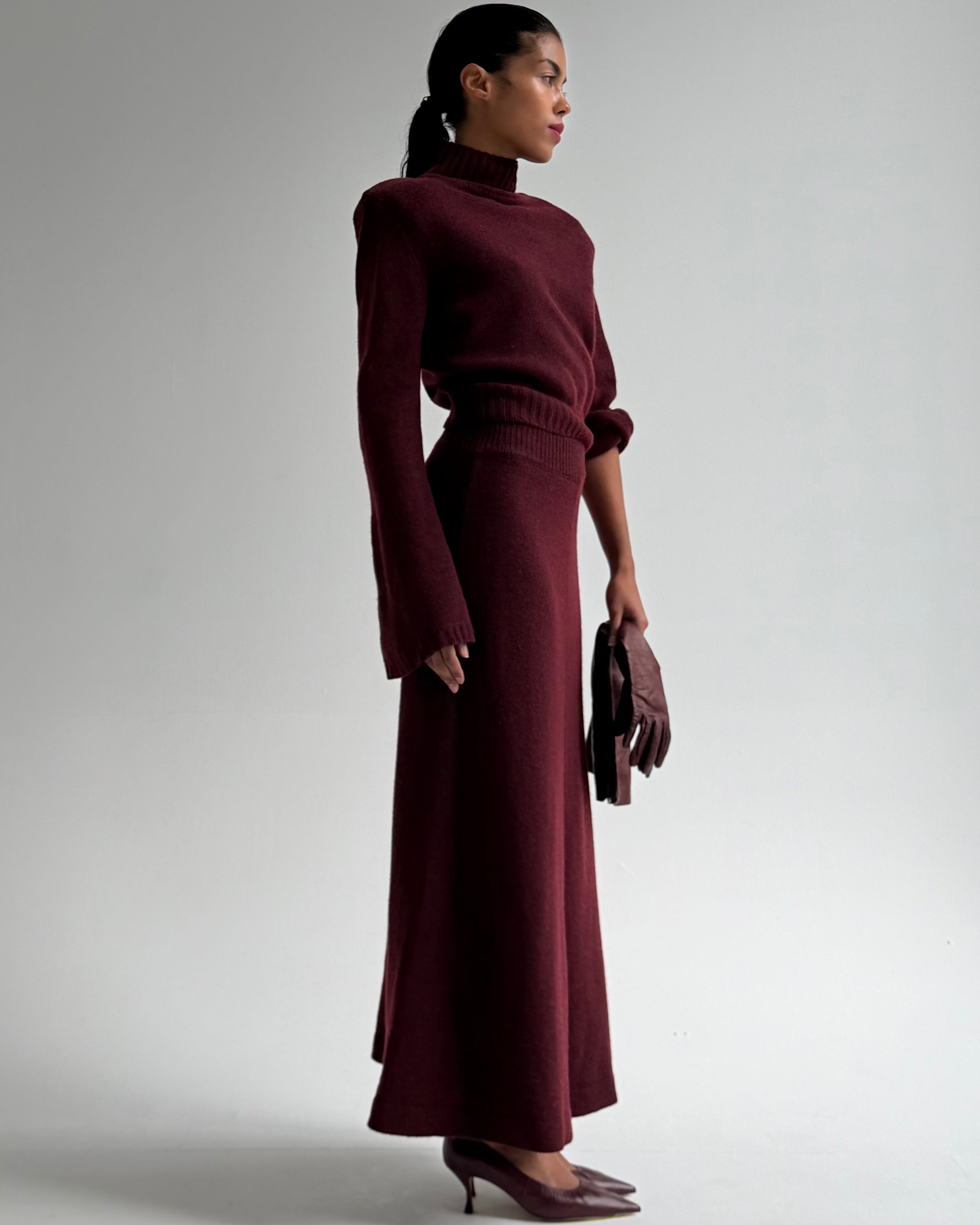 GRACE WOOL KNIT SET