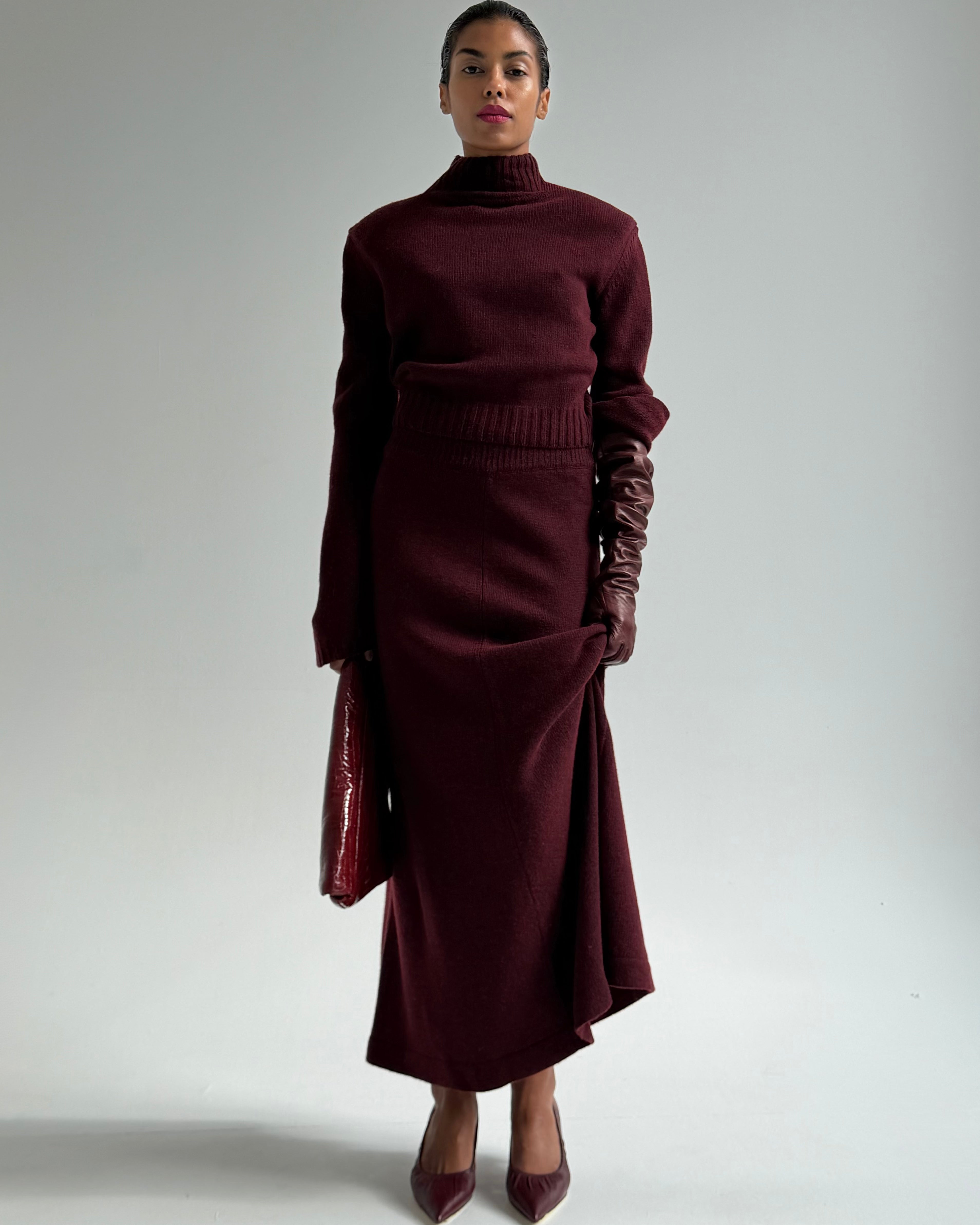 GRACE WOOL KNIT SET