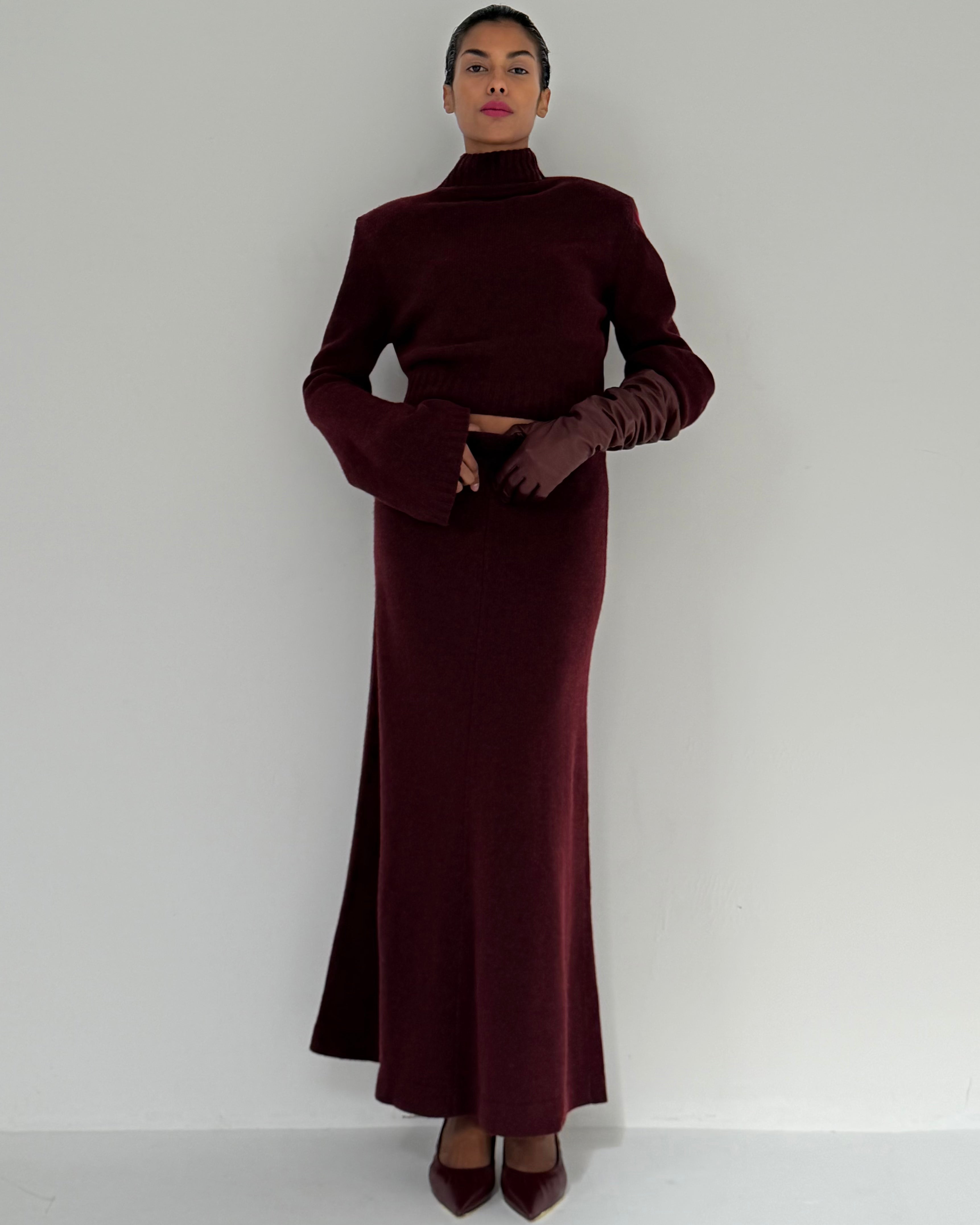 GRACE WOOL KNIT SET