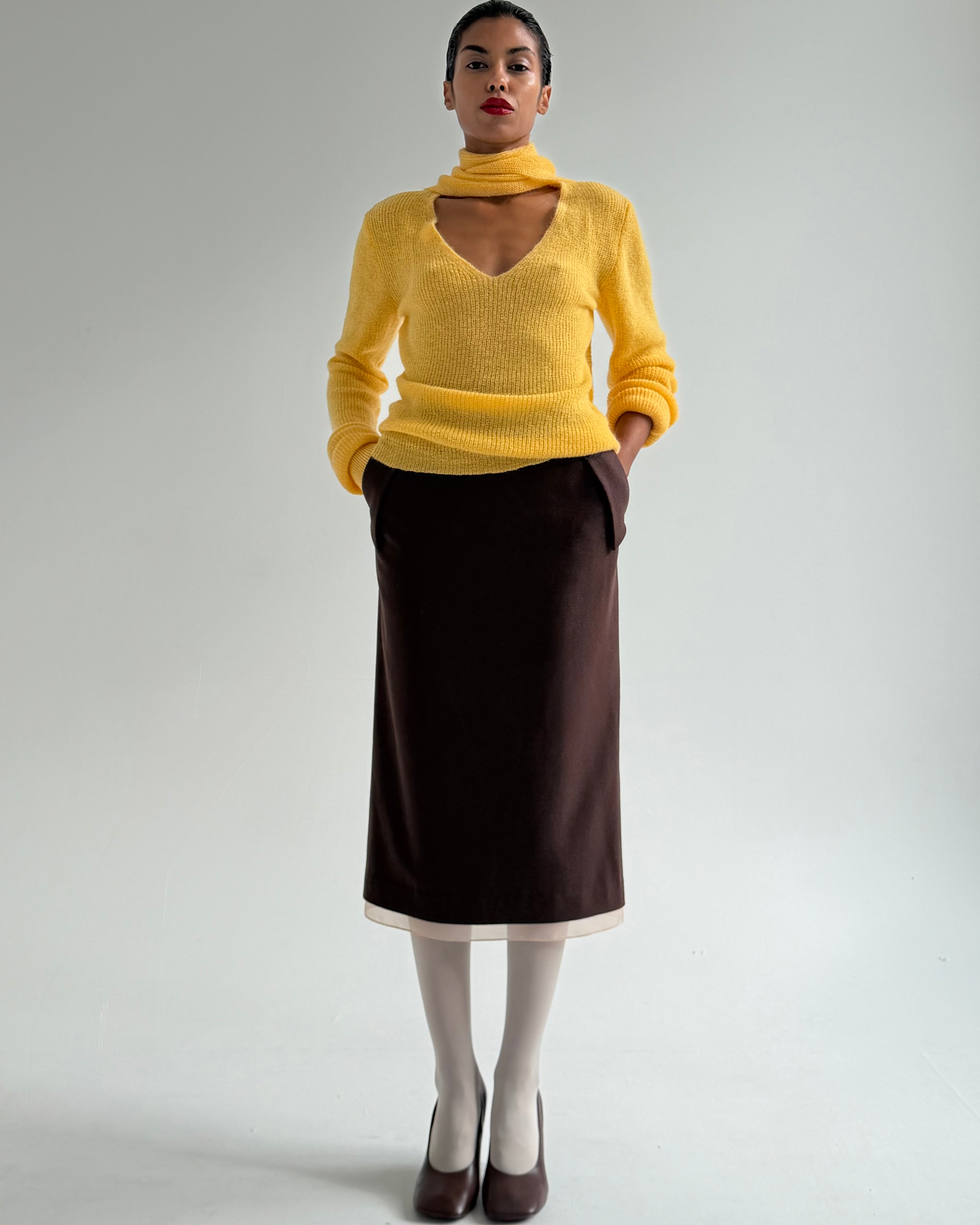 ELEANOR WOOL SKIRT