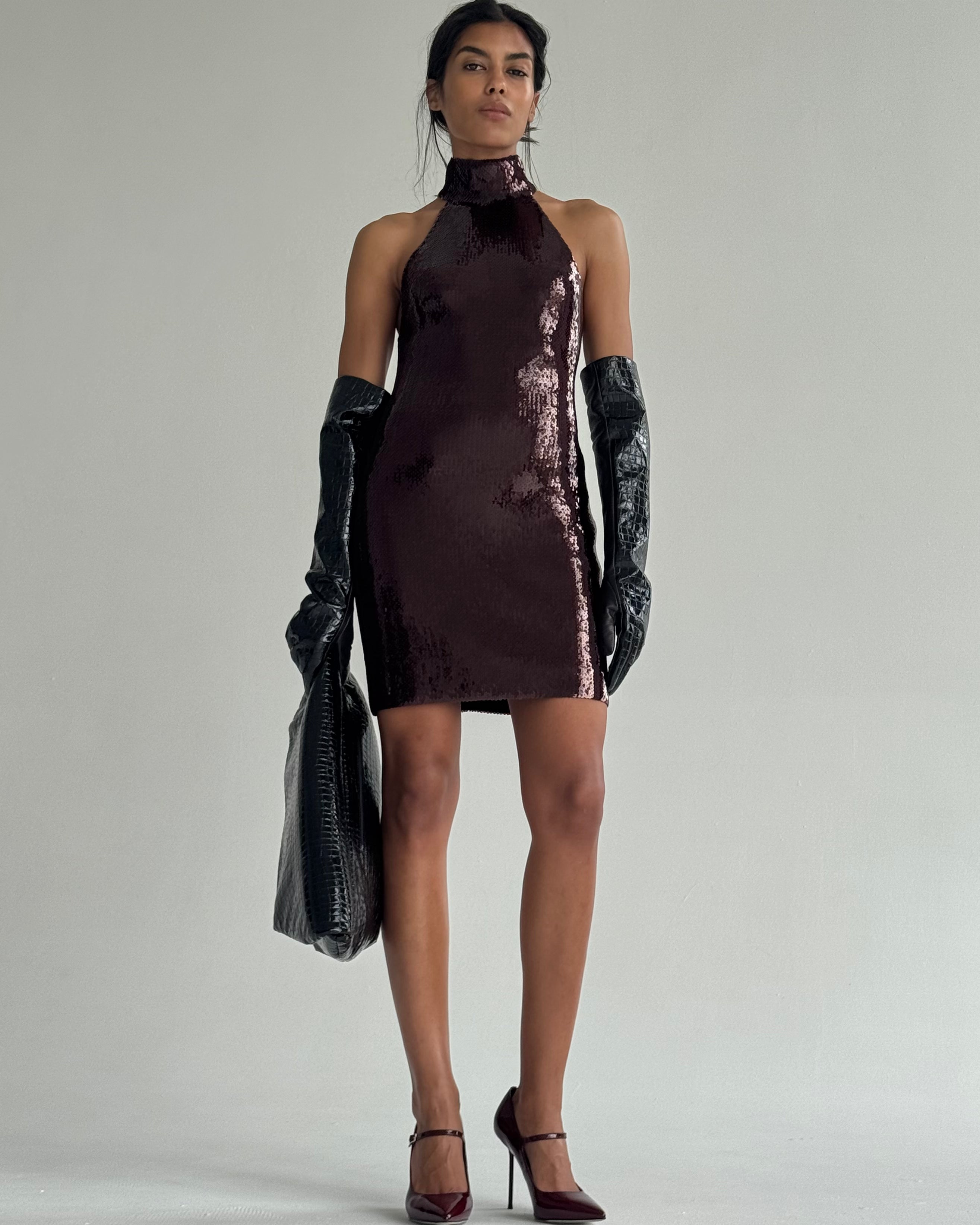 CUPIDON MINI SEQUIN DRESS