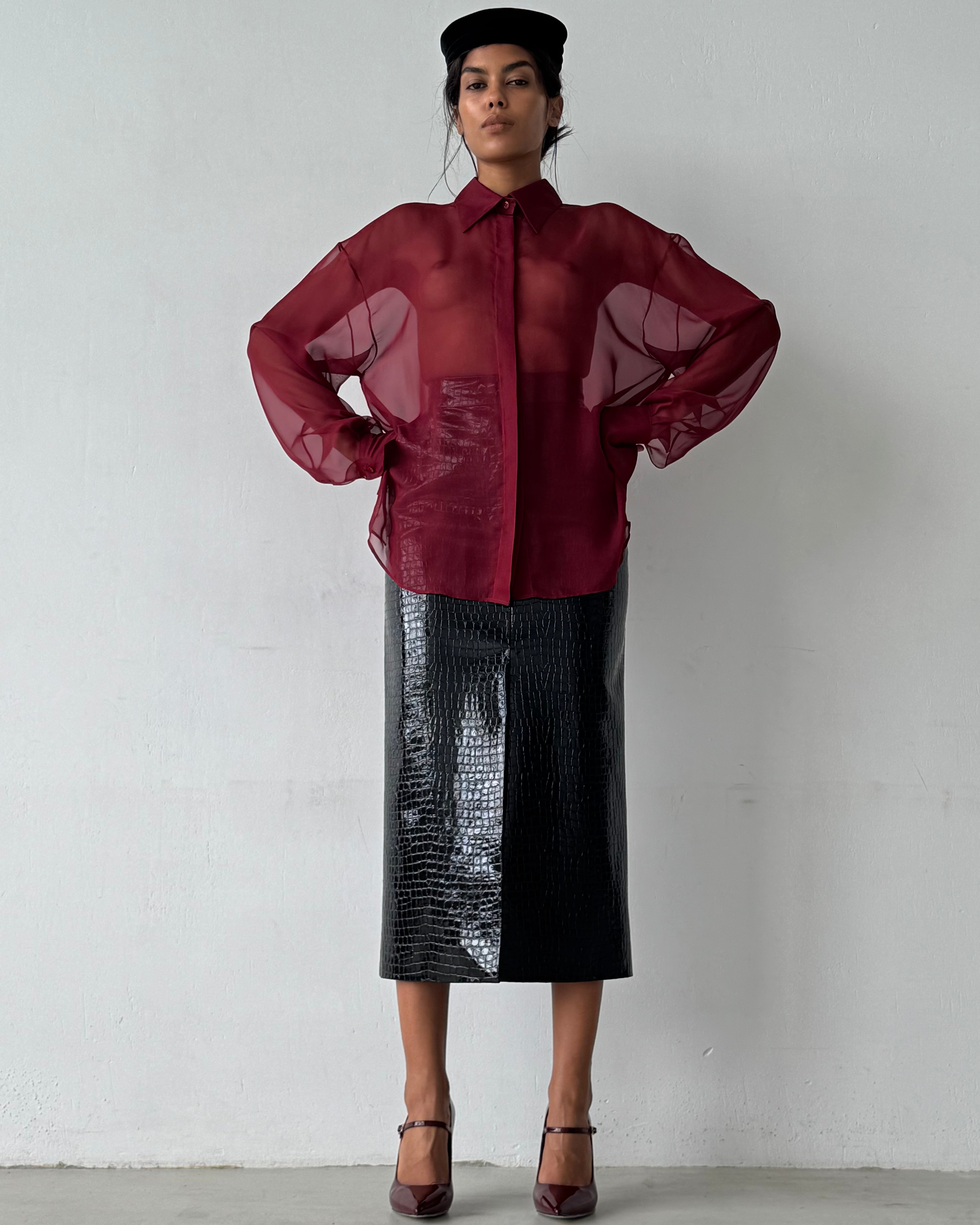 CHIFFON BLOUSE