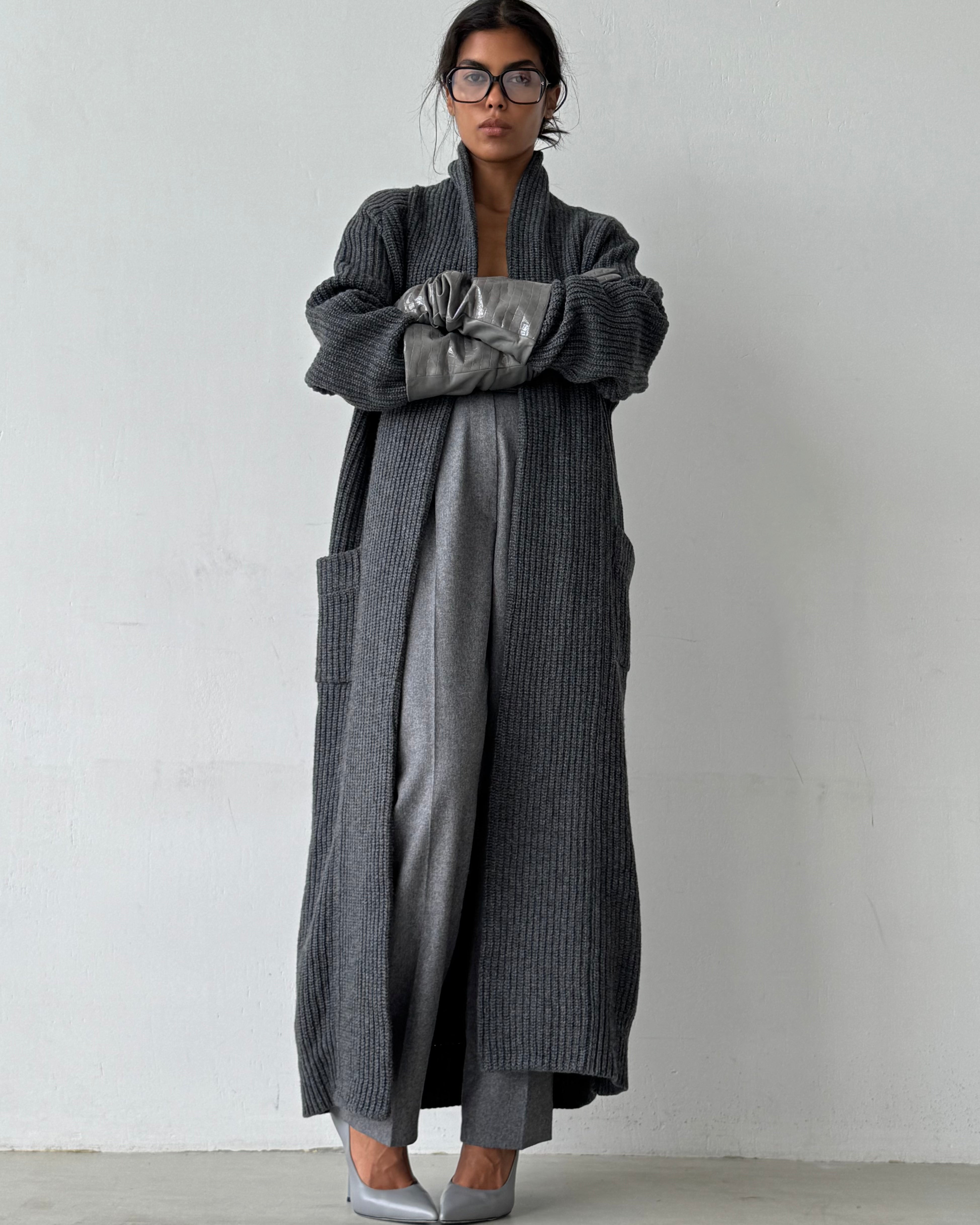 LONG WOOL CARDIGAN