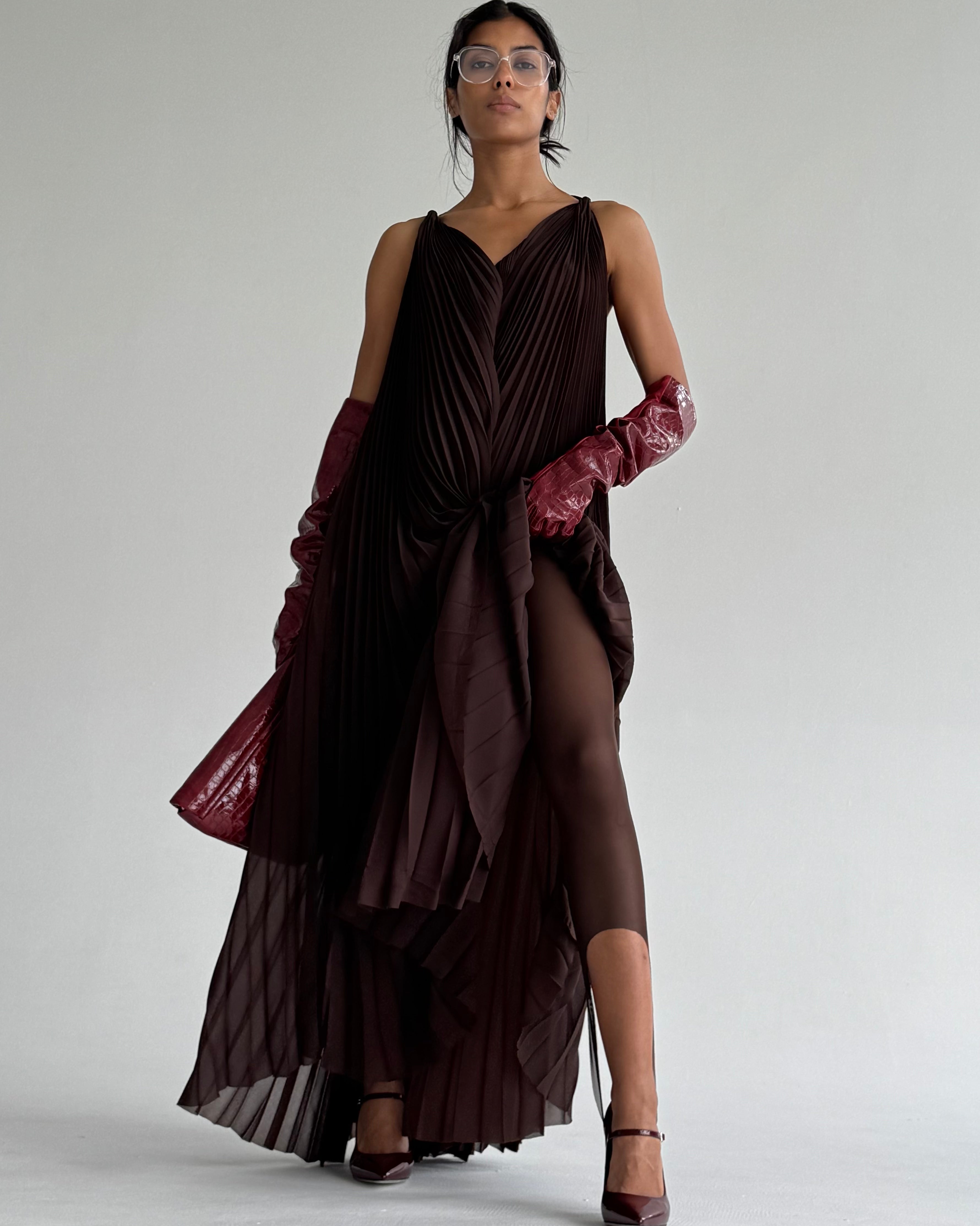 TERESA PLEATED DRESS