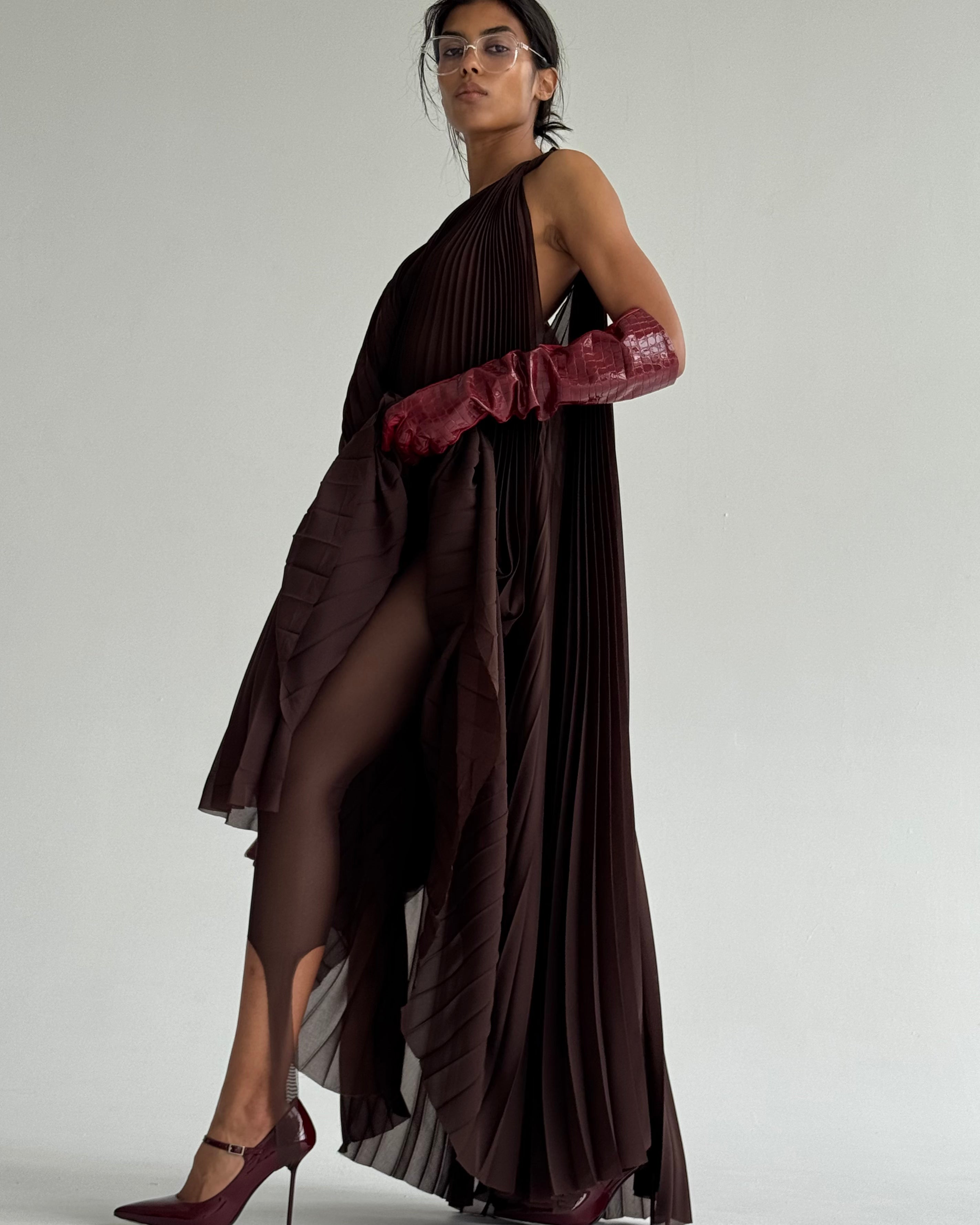 TERESA PLEATED DRESS