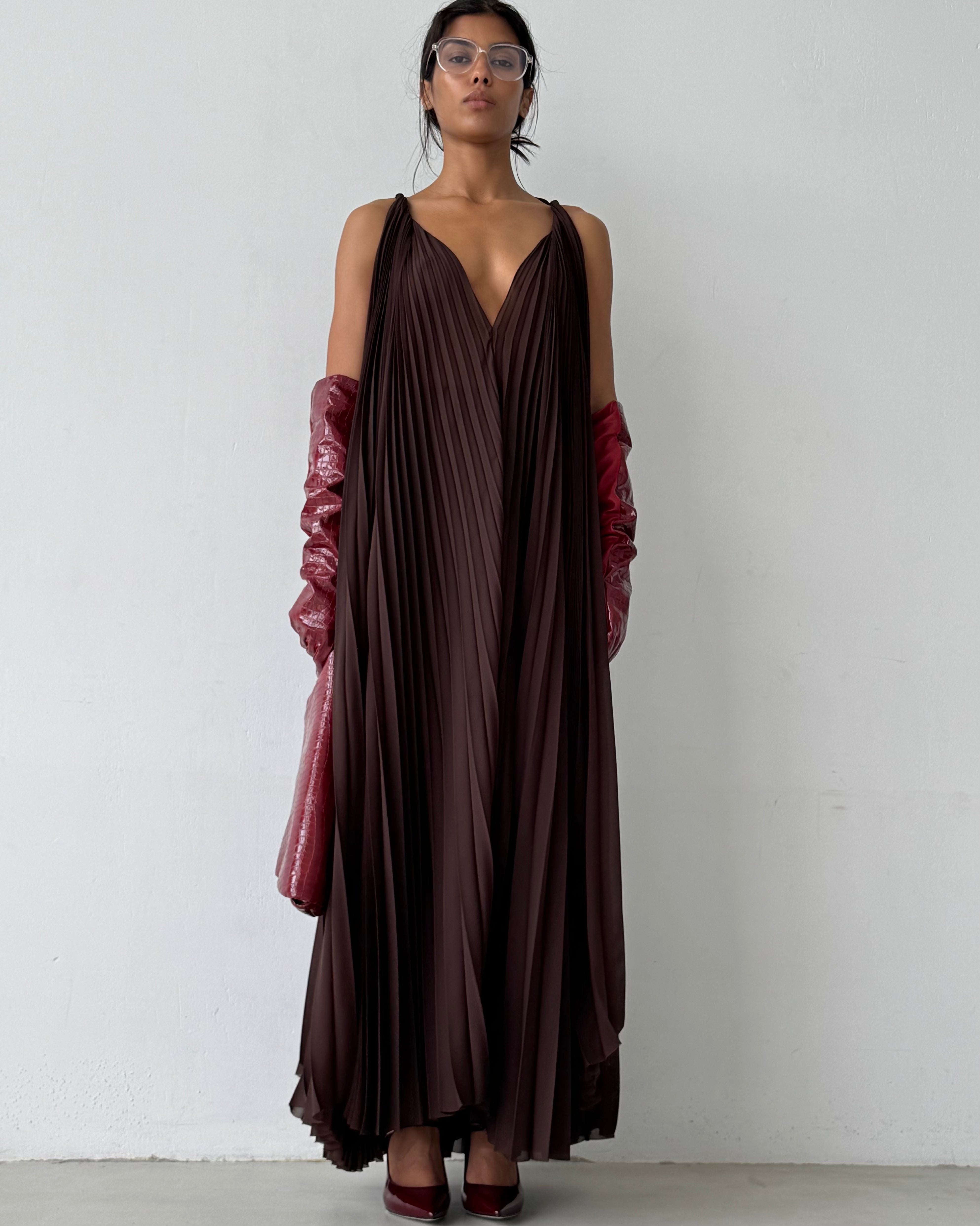 TERESA PLEATED DRESS