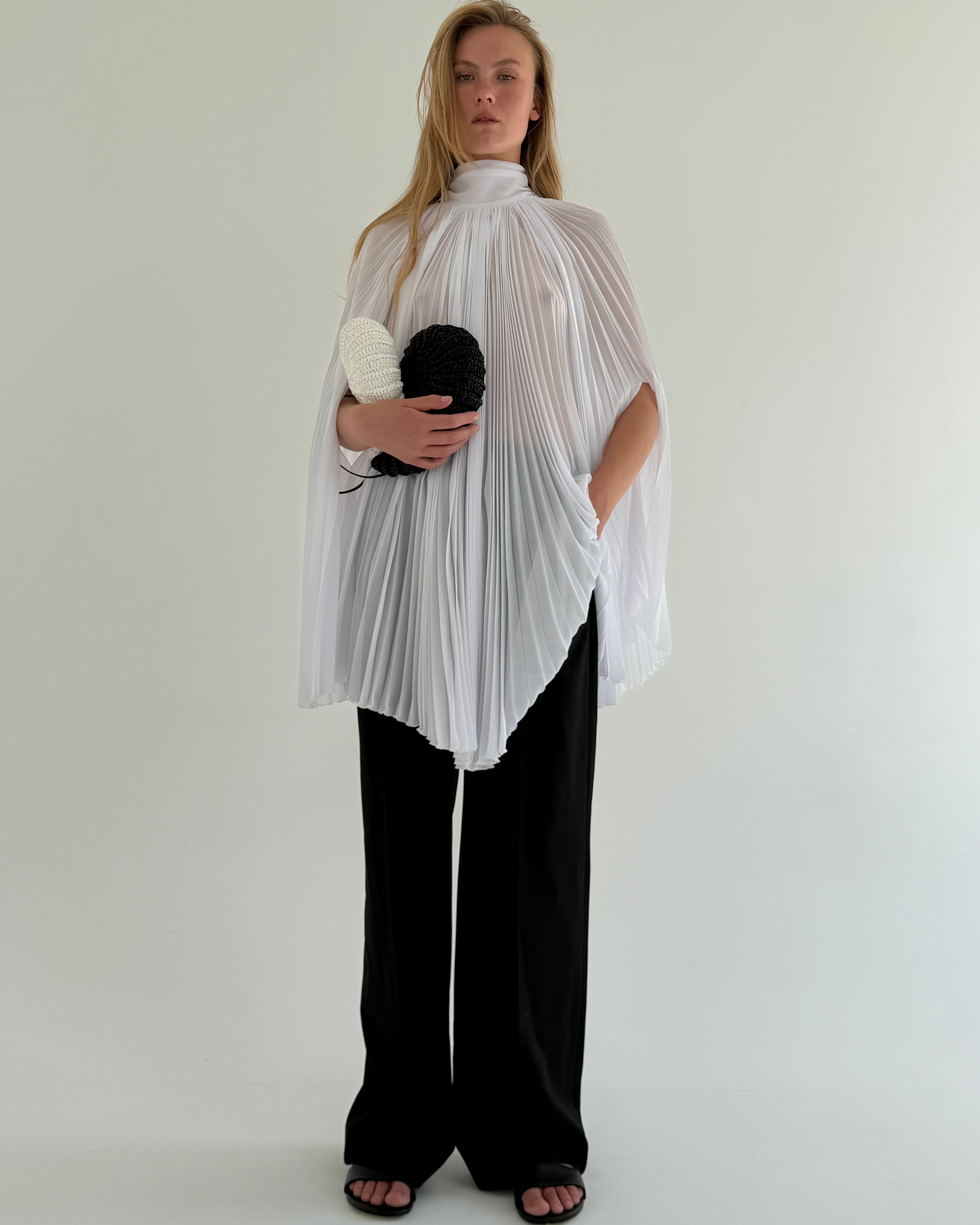 VIVIAN PLEATED DRESS