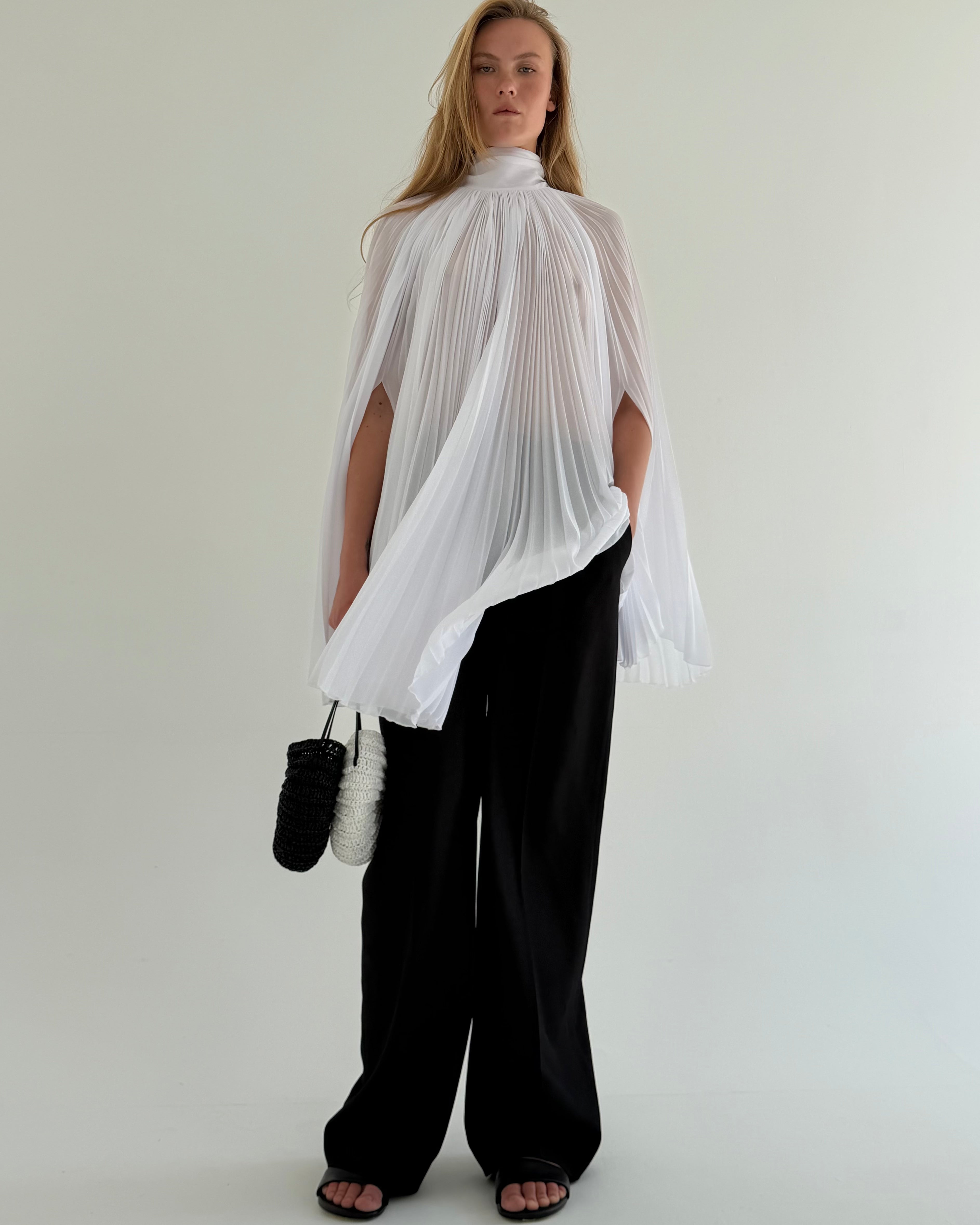 VIVIAN PLEATED DRESS