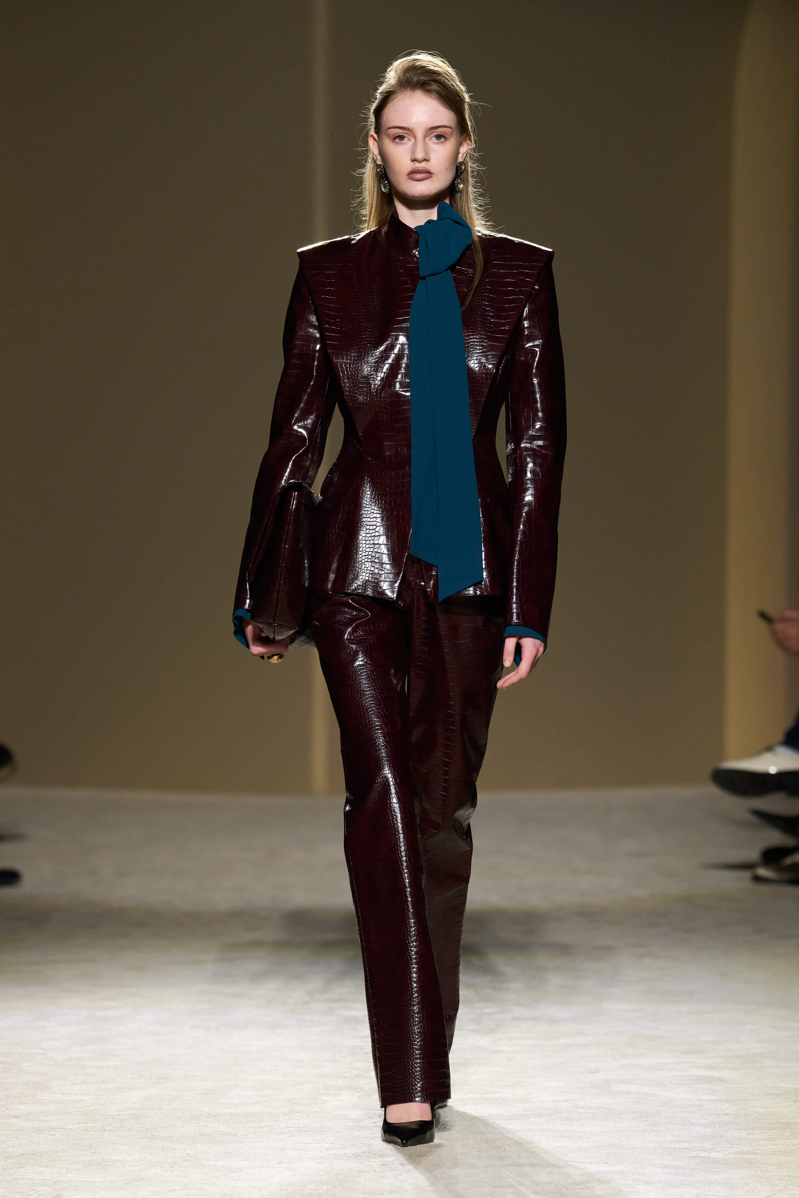 CROCO BROWN JACKET
