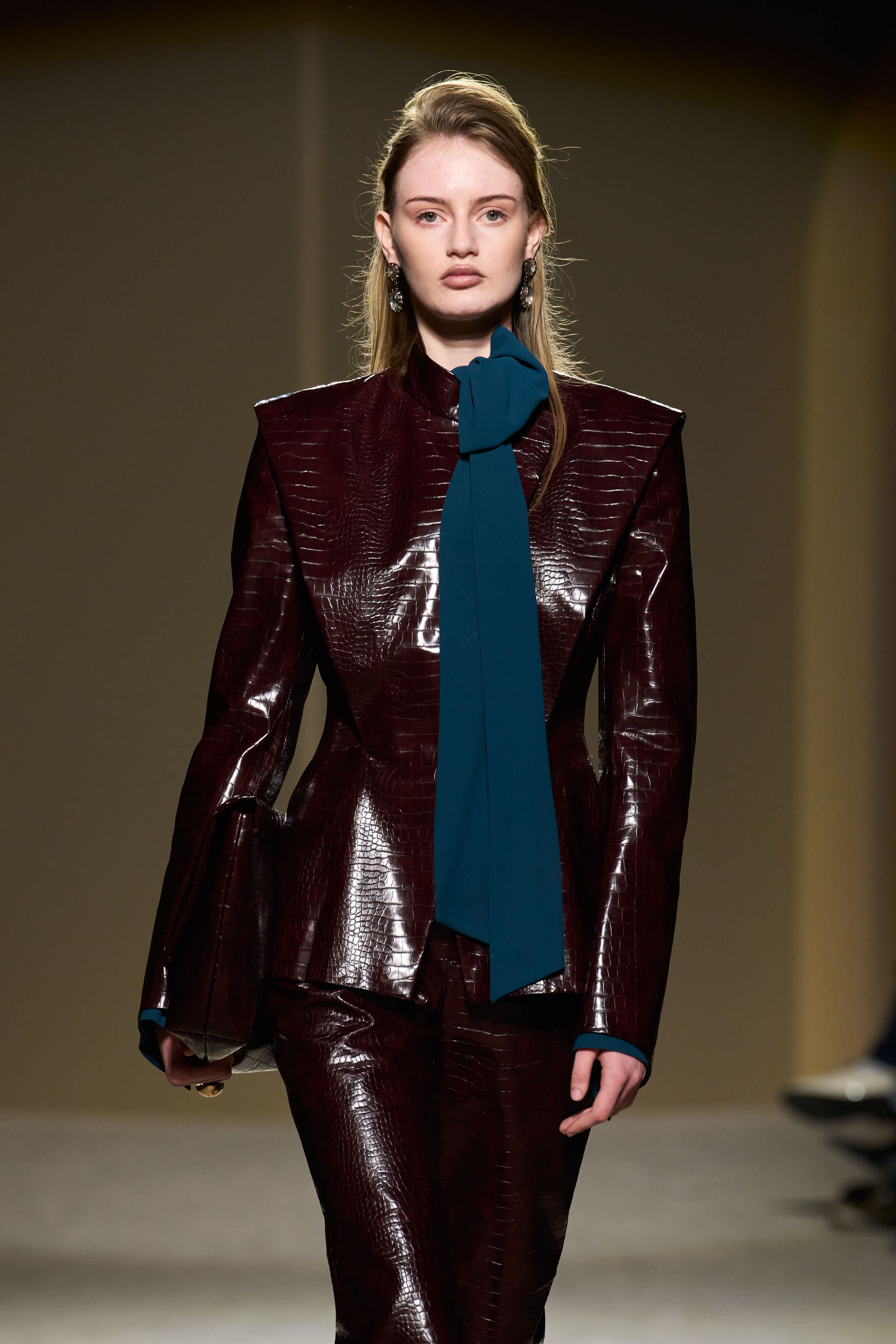 CROCO BROWN JACKET