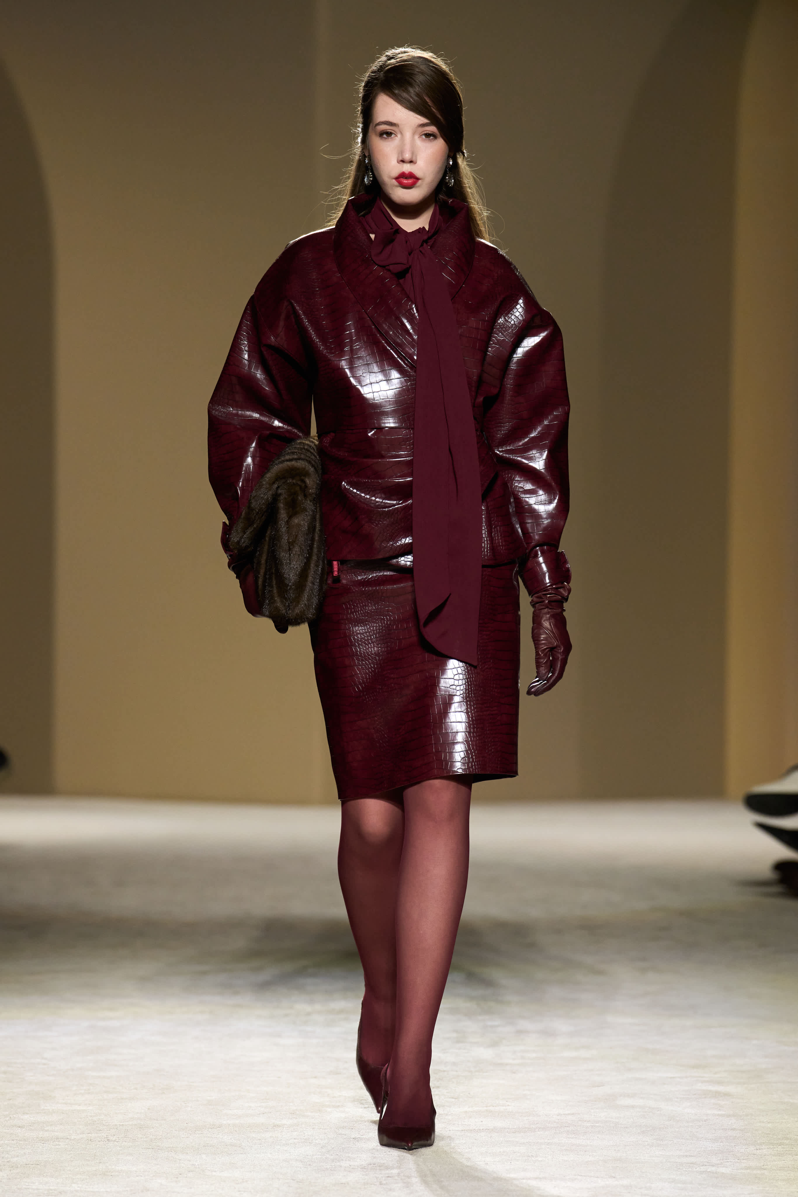 CROCO BORDO SKIRT