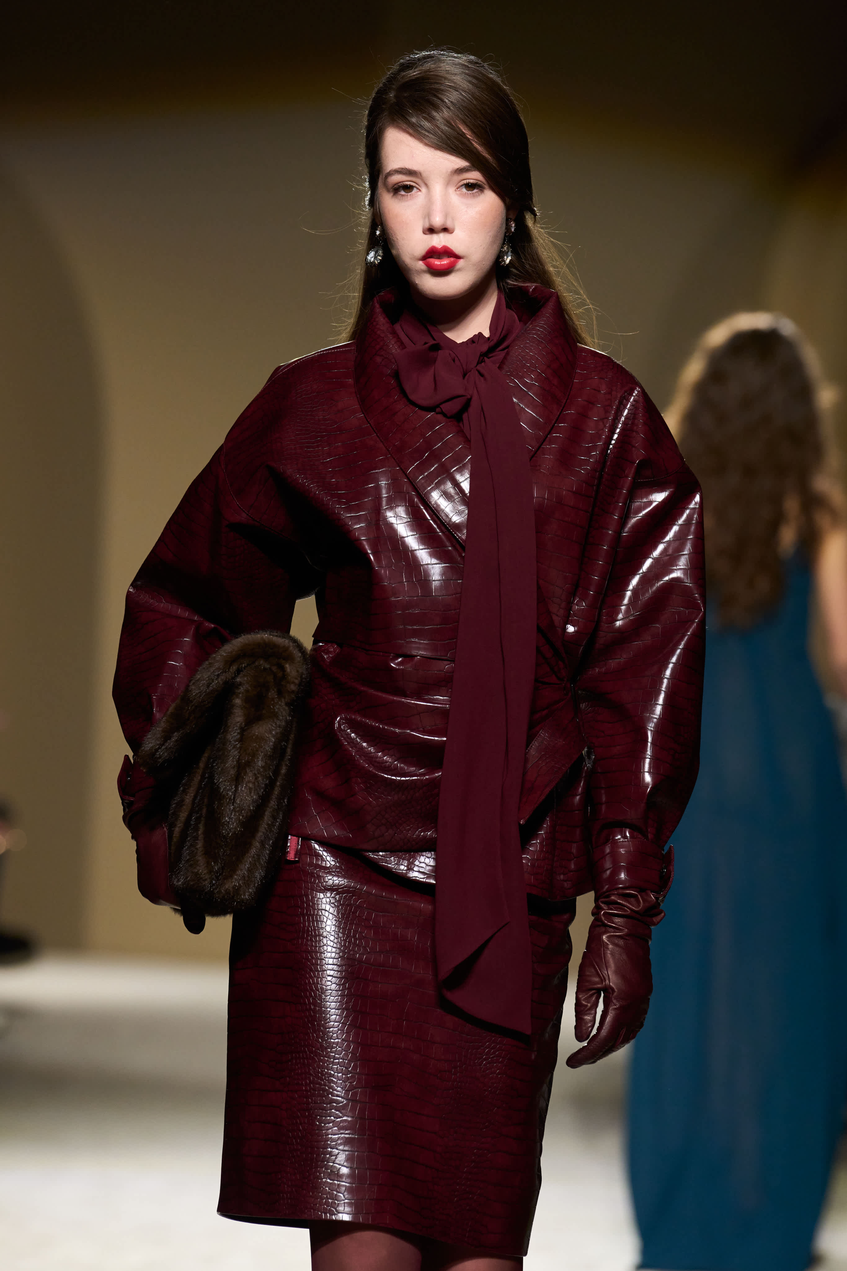 CROCO BORDO SKIRT