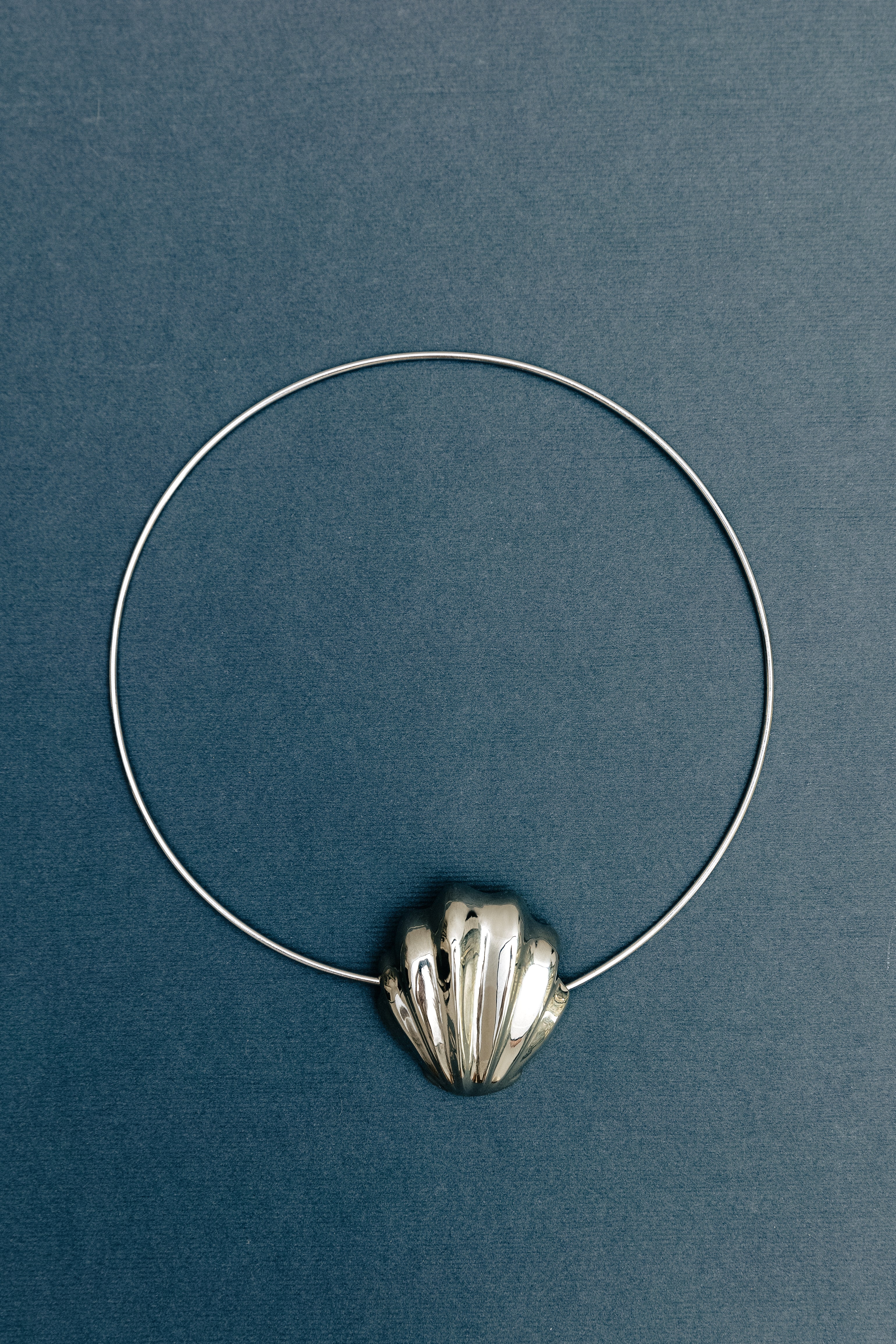 SHELL SILVER CHOKER