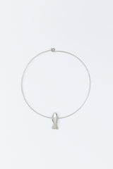 FISH SILVER CHOKER