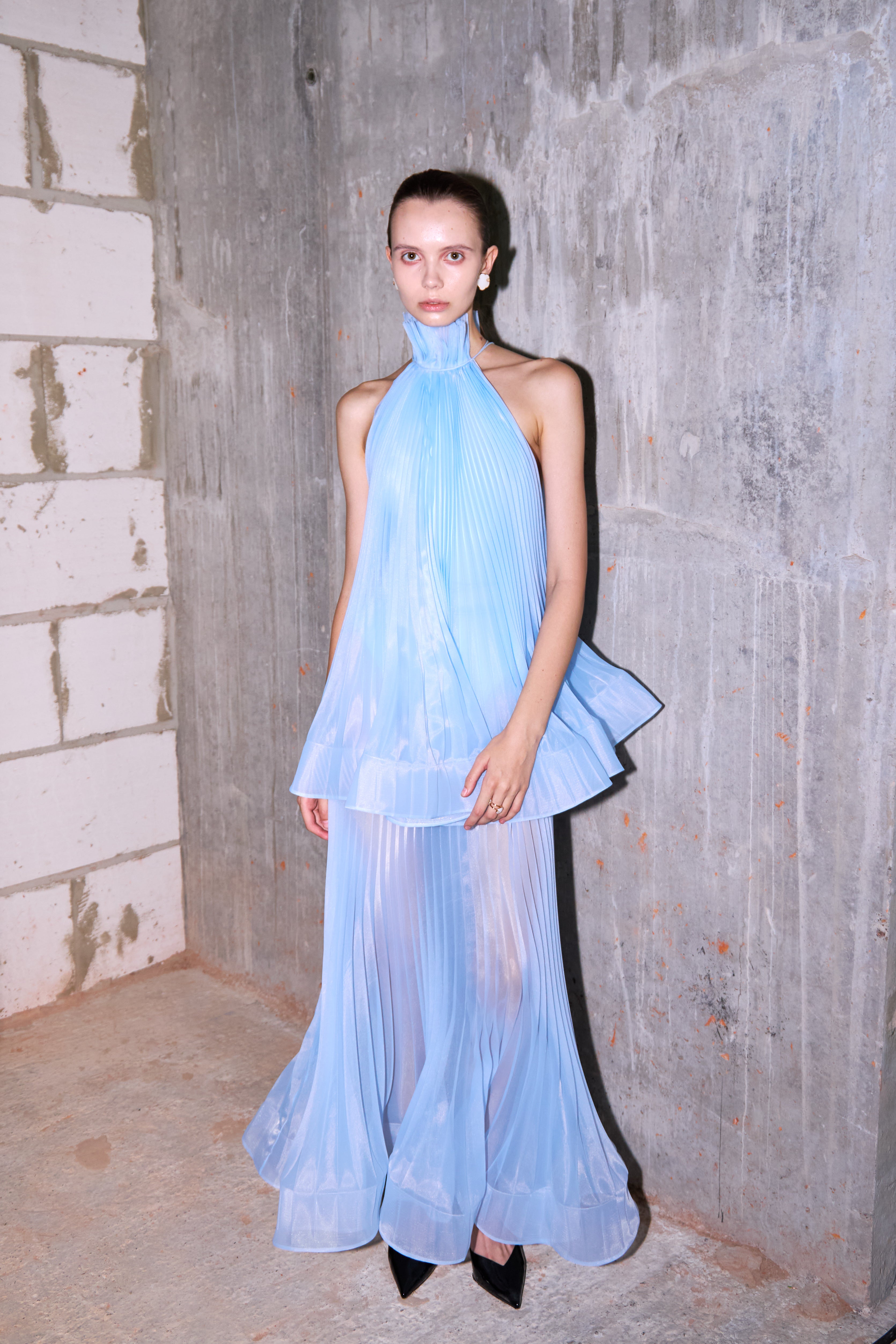 EVELYN PLEATED SET