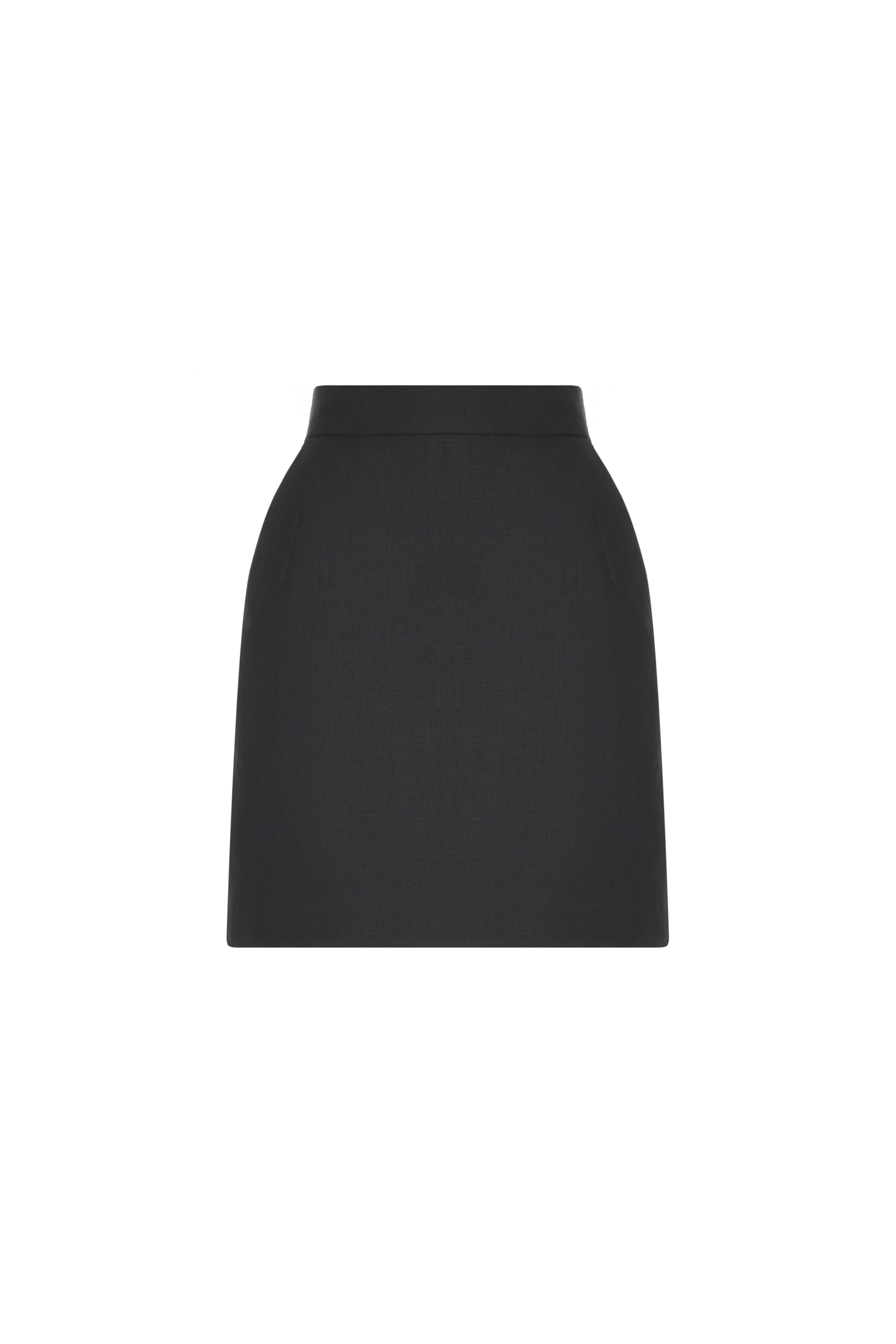 ABIGAIL BLACK MINI SKIRT