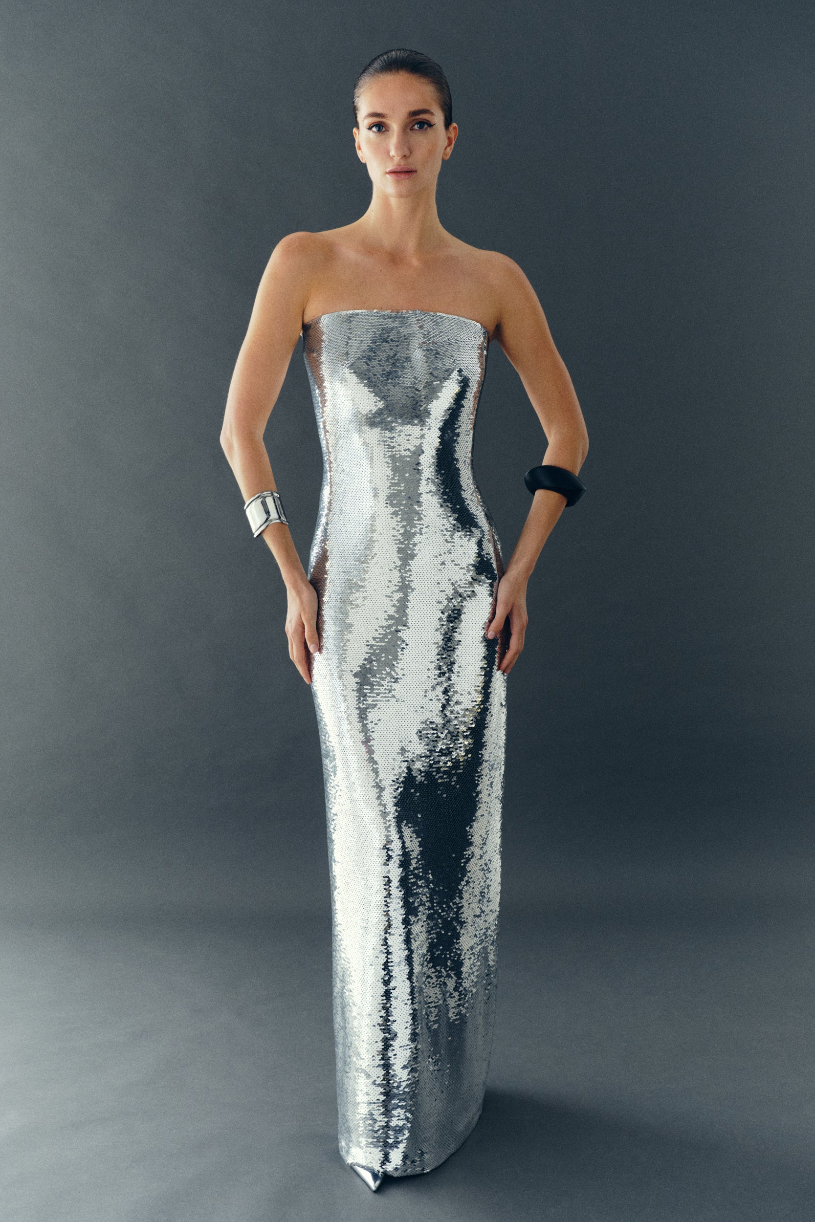 ÉCLAIR SILVER DRESS