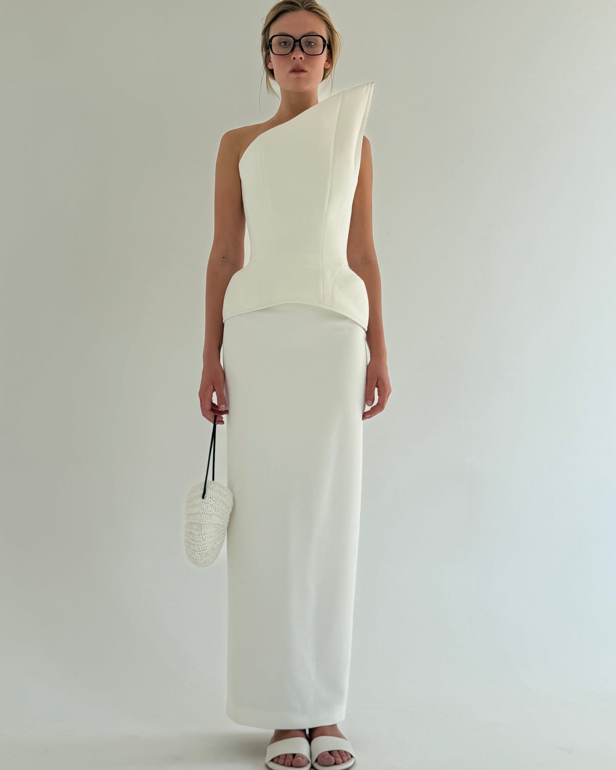 Brigida white bridal corset top by J'amemme – photo 2 of 7