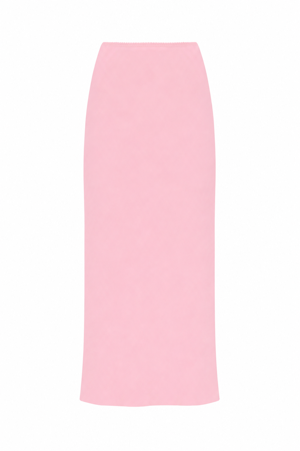 Jamemme Greek Chiffon Dress pink - inner slip skirt included, lightweight pencil silhouette, SS26