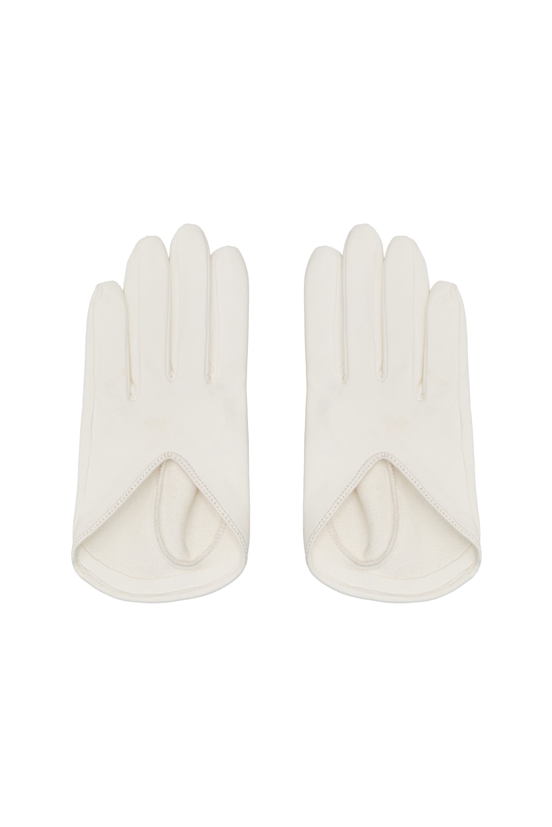 V-Cut Mini Gloves – White