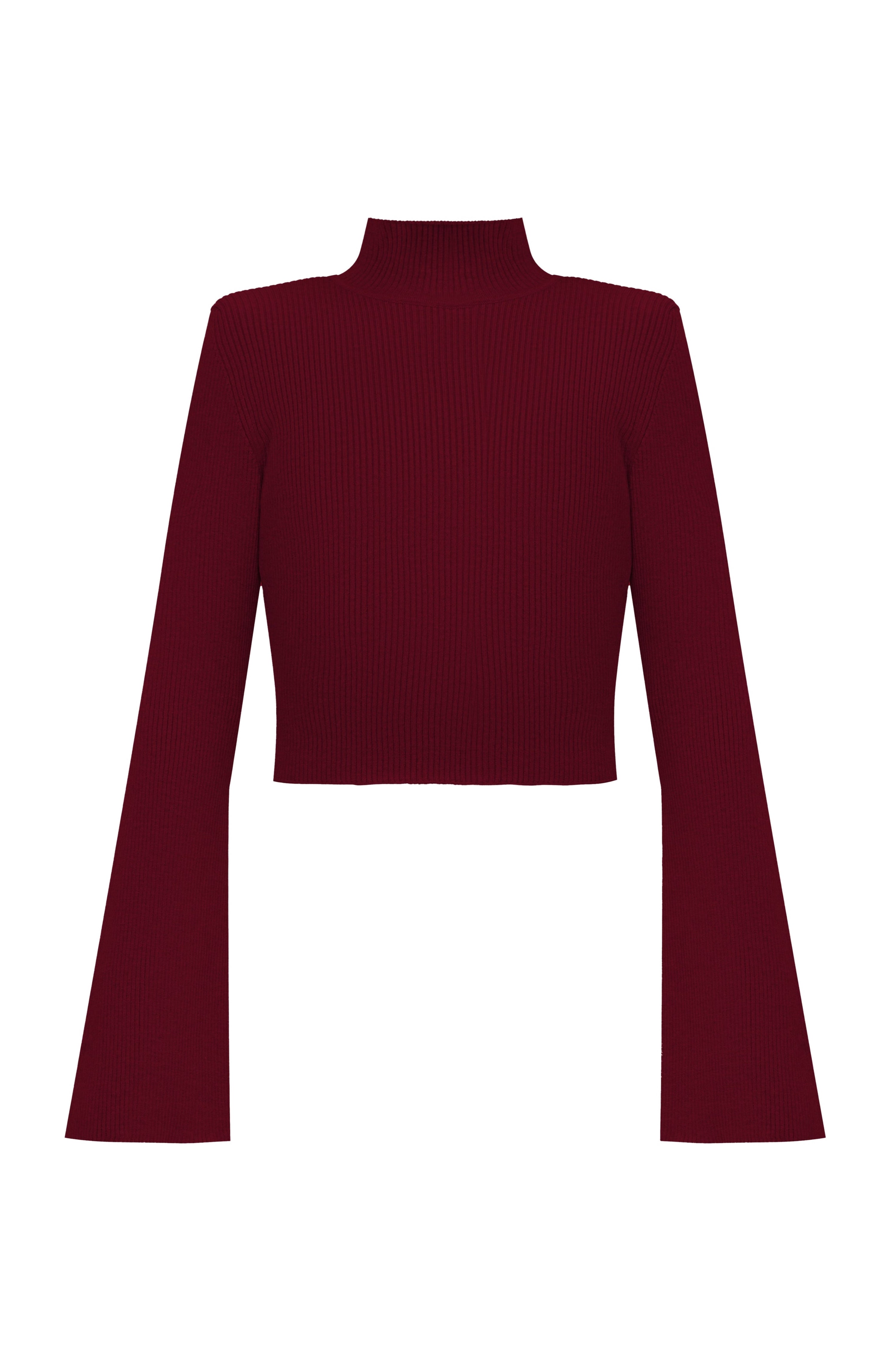 magda burgundy top