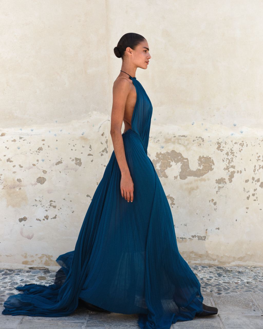 AMELIA PLEATED DRESS