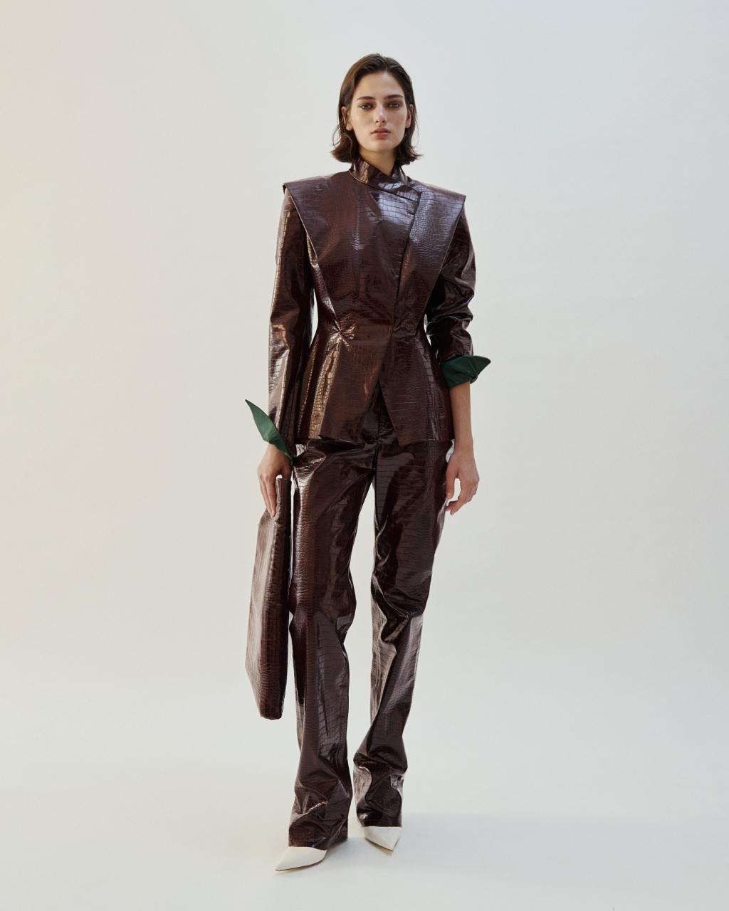 CROCO BROWN JACKET